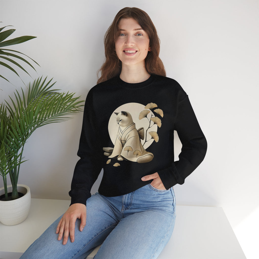 Kimono Cat Sweatshirt - Unisex Crewneck