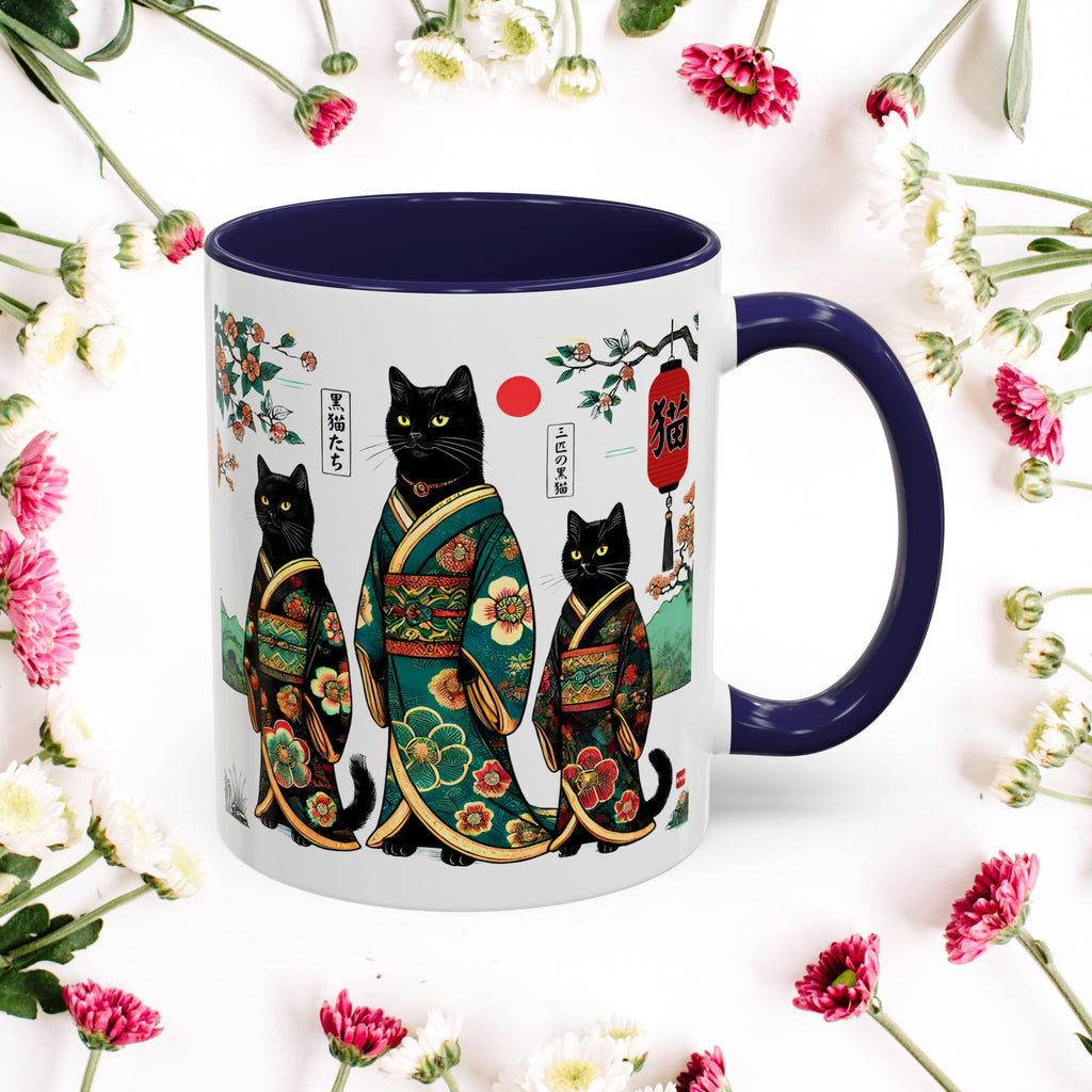 Black Cats Mug, 11-15oz
