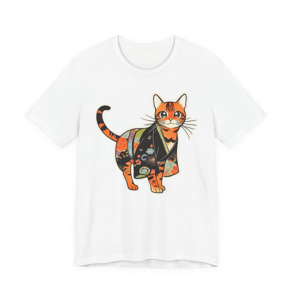 Kawaii Kimono Cat Shirt Japan Gift Tee