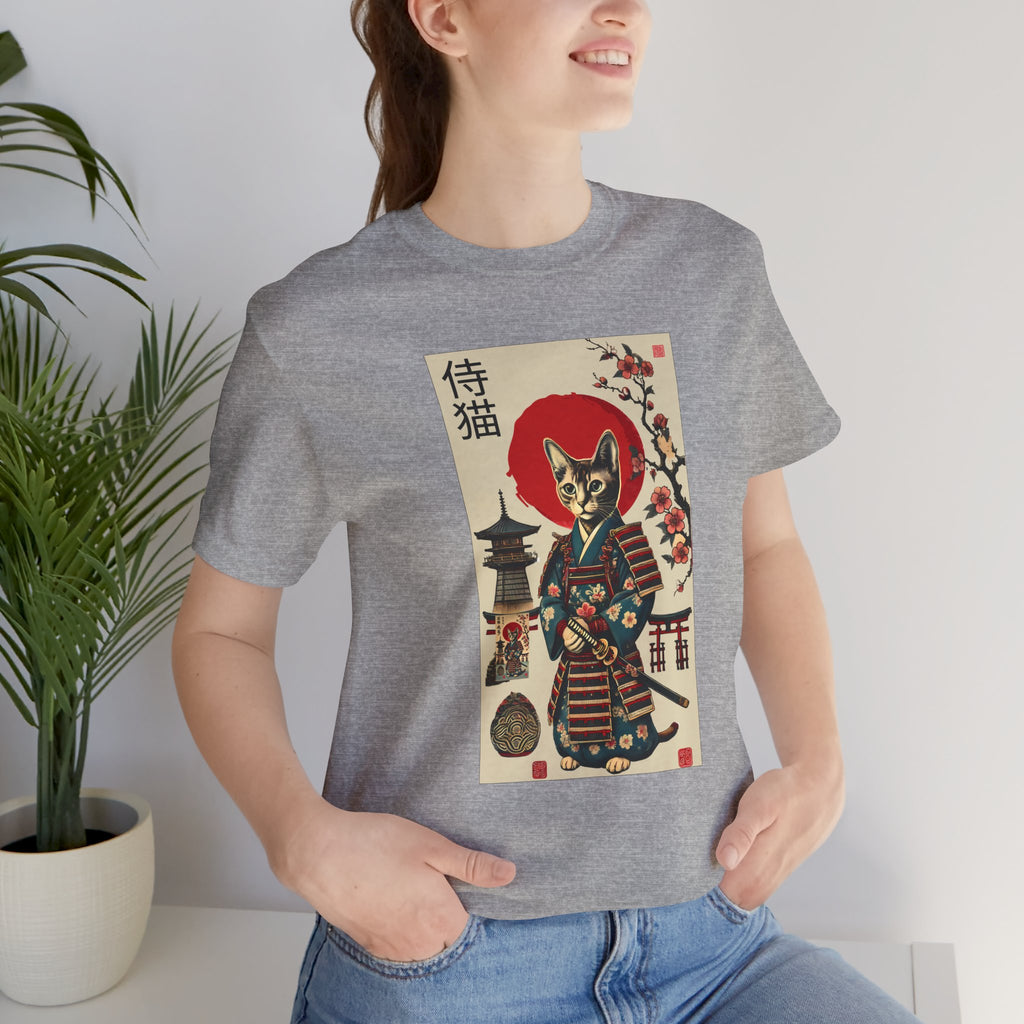 Samurai Neko Stormclaw – Unisex T-Shirt
