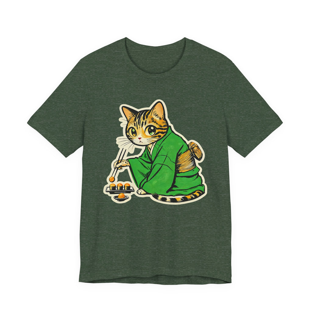 Kawaii Bengal Kimono Cat Shirt  Sushi Cat Tee