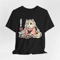 Sushi Lover Cat Shirt - Kawaii Kimono Tee, Maine Coon