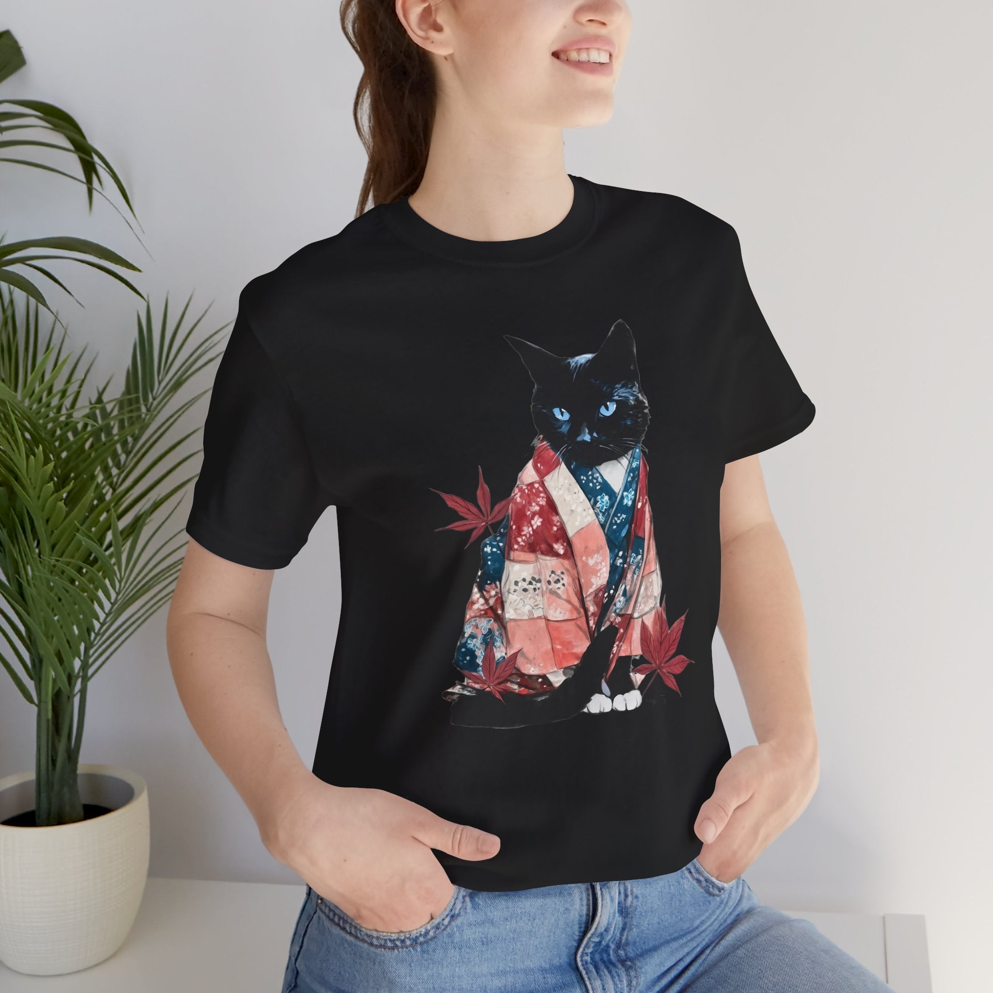 Kimono Cat Tee, Momiji Nekoma - Unisex