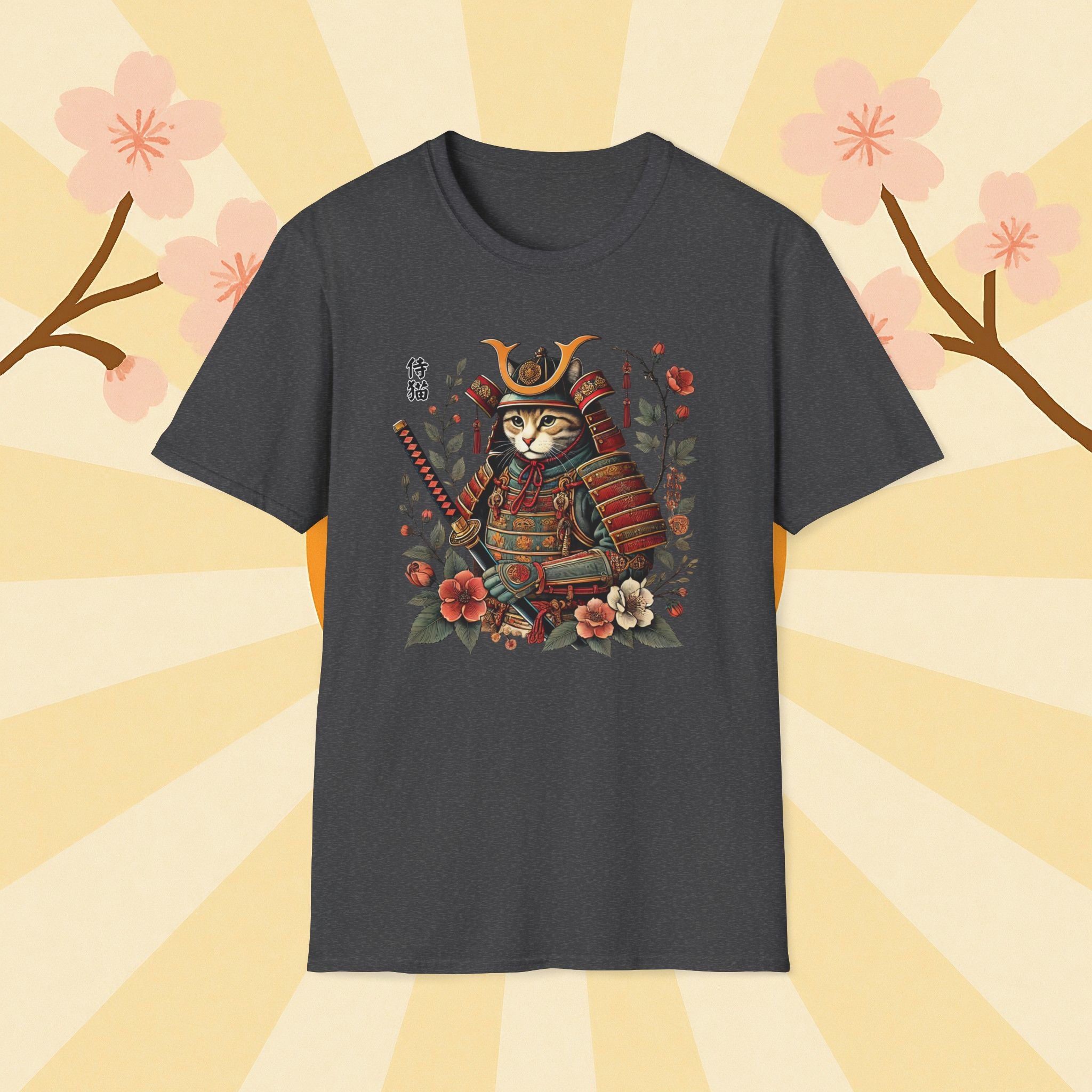 Samurai Cat T-Shirt, Unisex