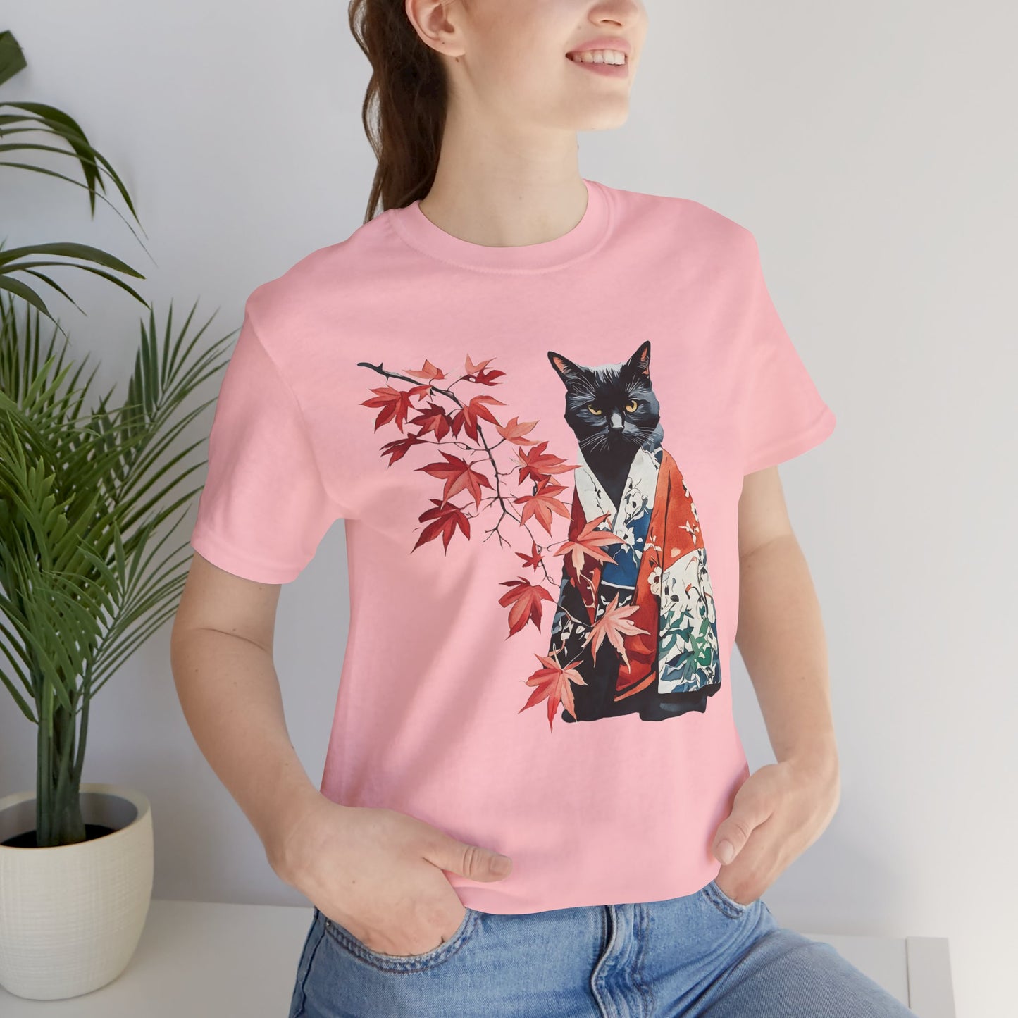 Kimono Cat Tee, Momoji Maple - Unisex