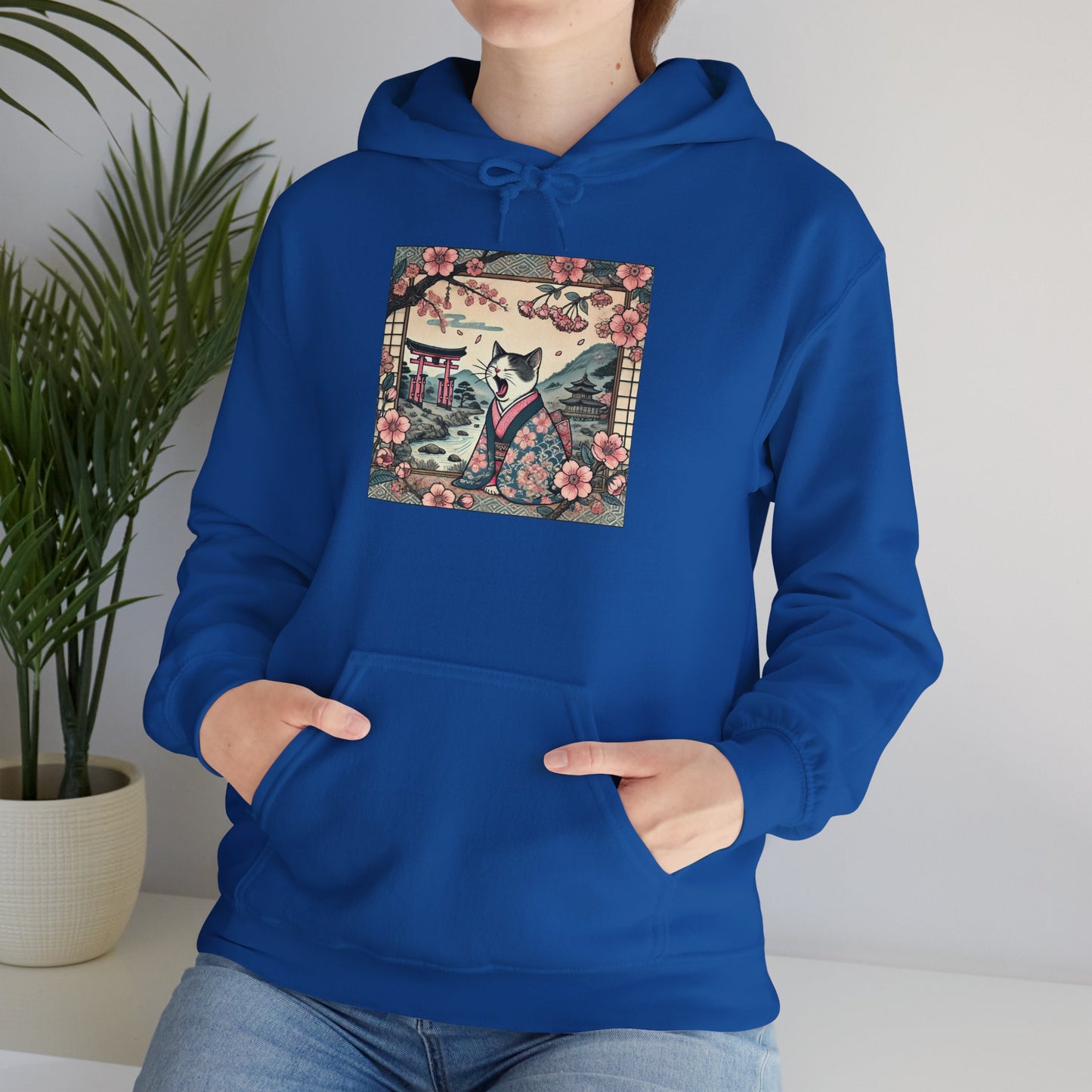 Geisha Cat Hoodie - Unisex