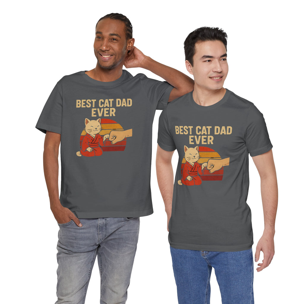 Best Cat Dad Ever Tee – Unisex
