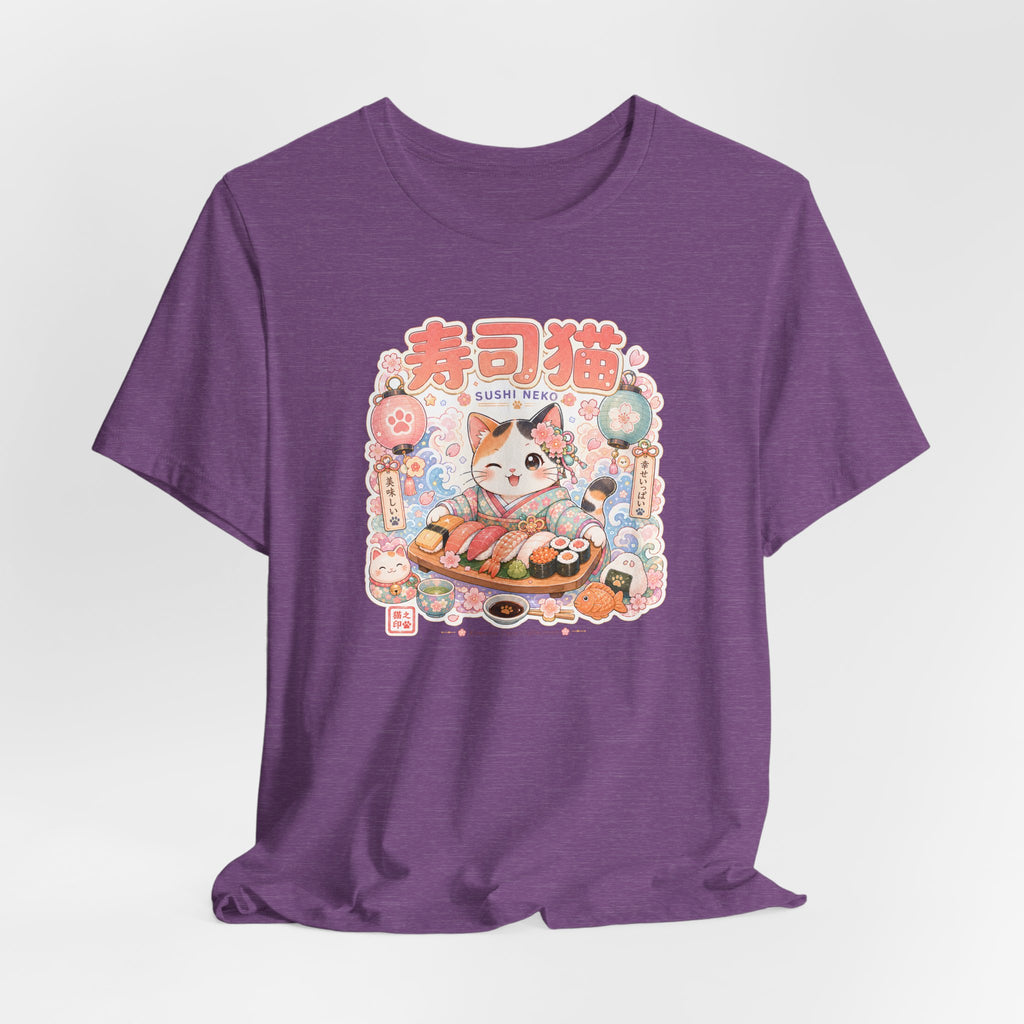 Sushi Cat T-Shirt — Cute Japanese Kawaii Sushi Graphic Tee