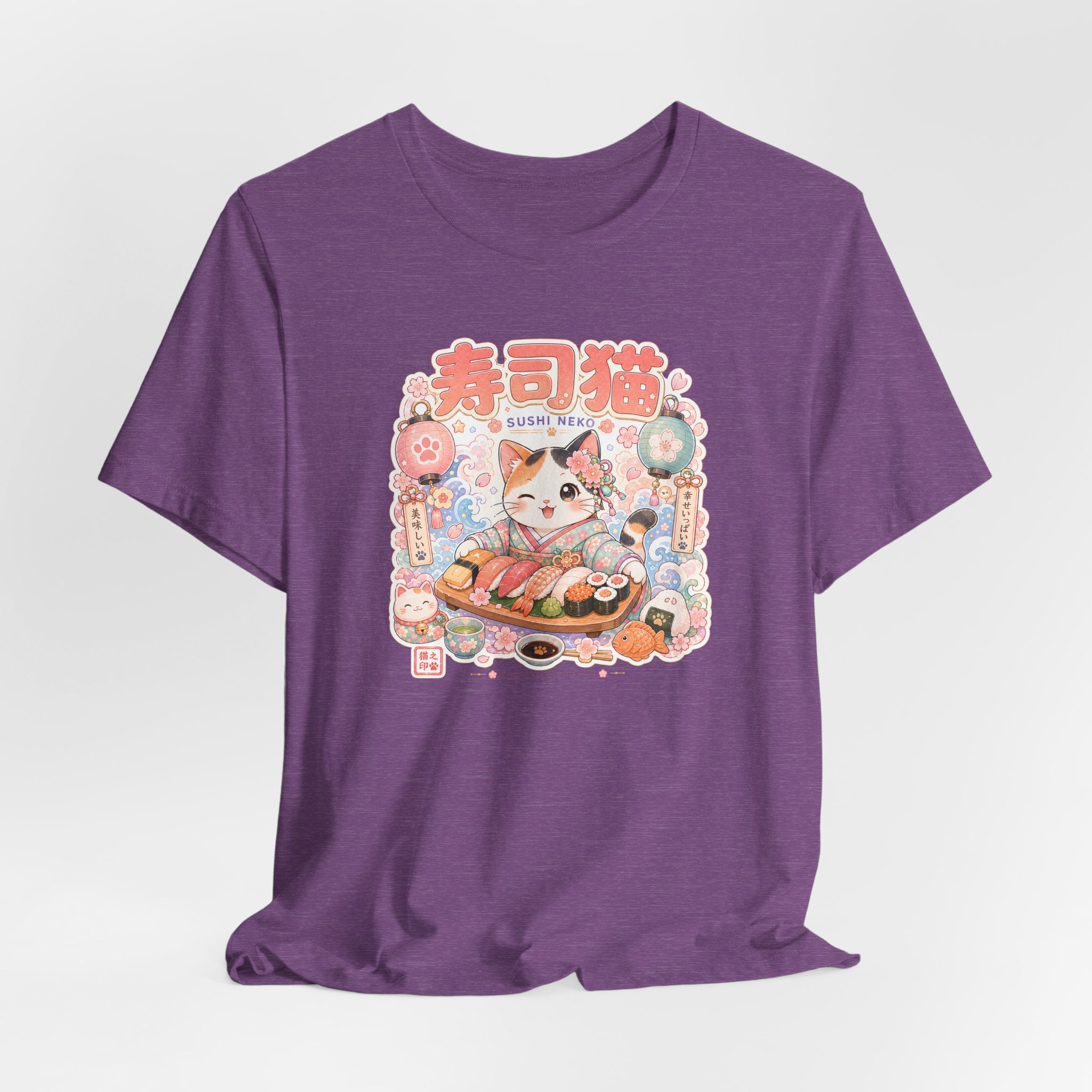 Sushi Cat T-Shirt — Cute Japanese Kawaii Sushi Graphic Tee