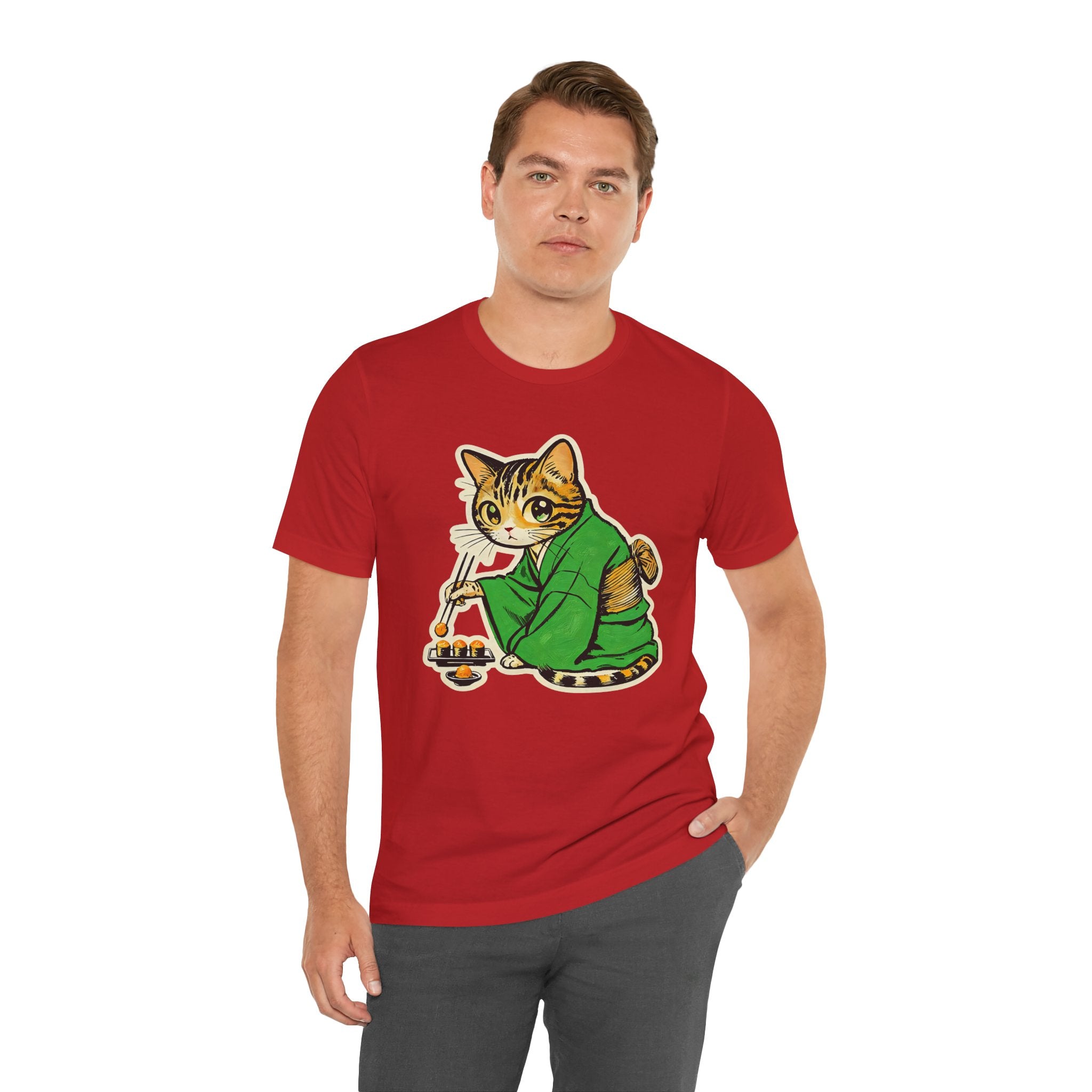 Kawaii Bengal Kimono Cat Shirt  Sushi Cat Tee