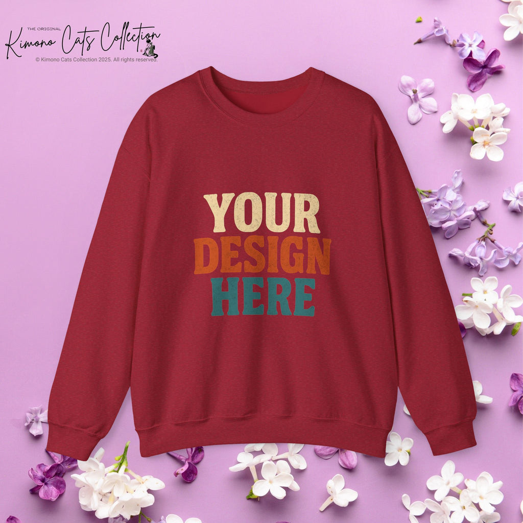 Custom Image Sweatshirt – Your Art, Photo, or Design Printed