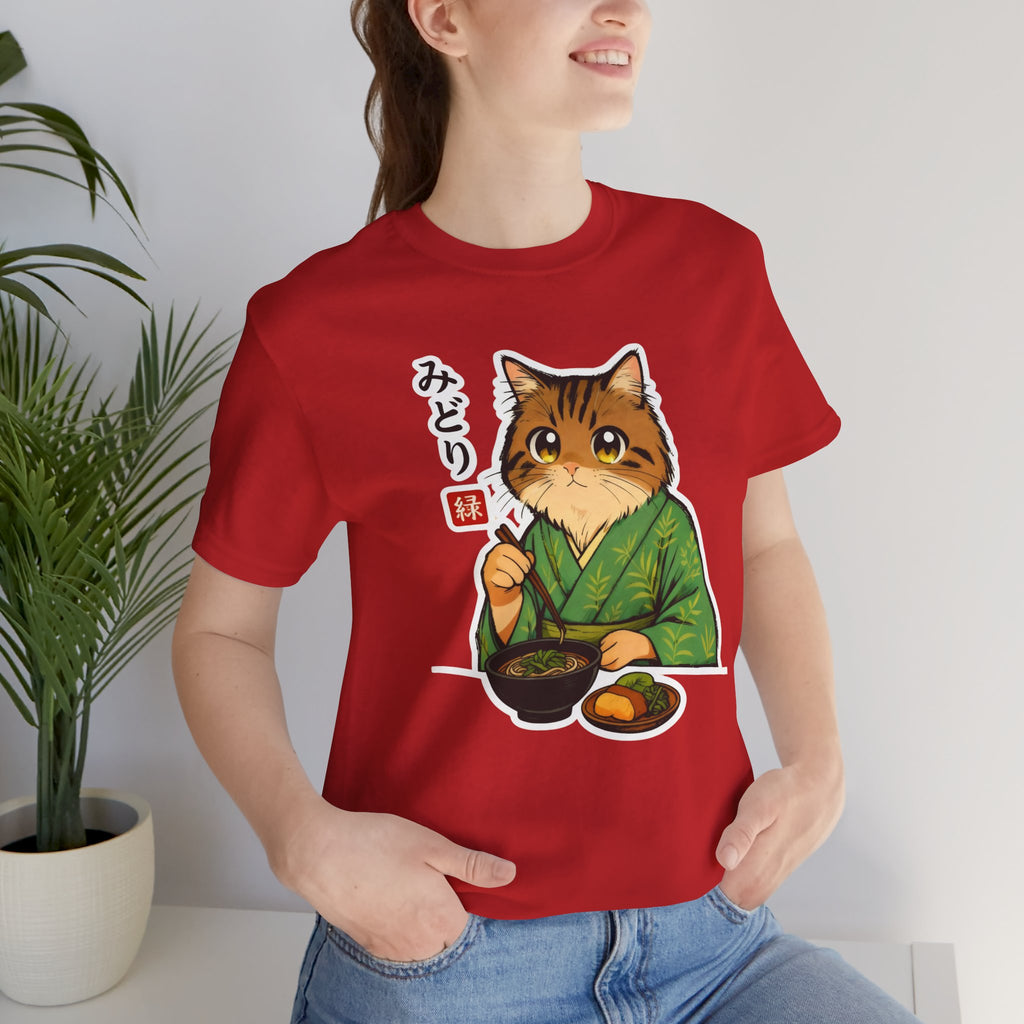 Ramen Kimono Cat Shirt - Japanese Noodle Cat Tee