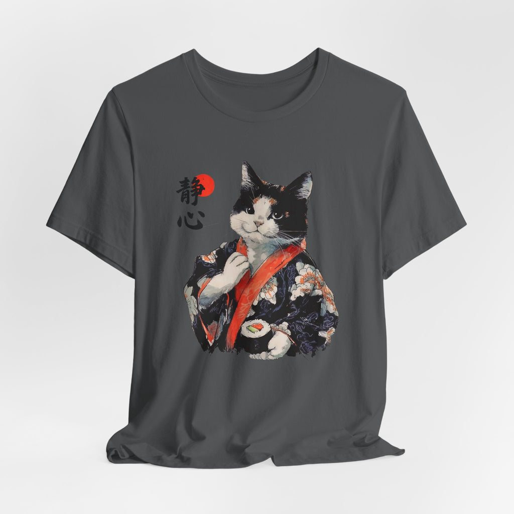 Sushi Cat T-Shirt | Japanese Kimono Neko