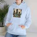 Black Kitty Cats in Kimonos Hoodie