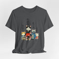 Zen Kimono Cats T-Shirt | Japanese Cat Illustration