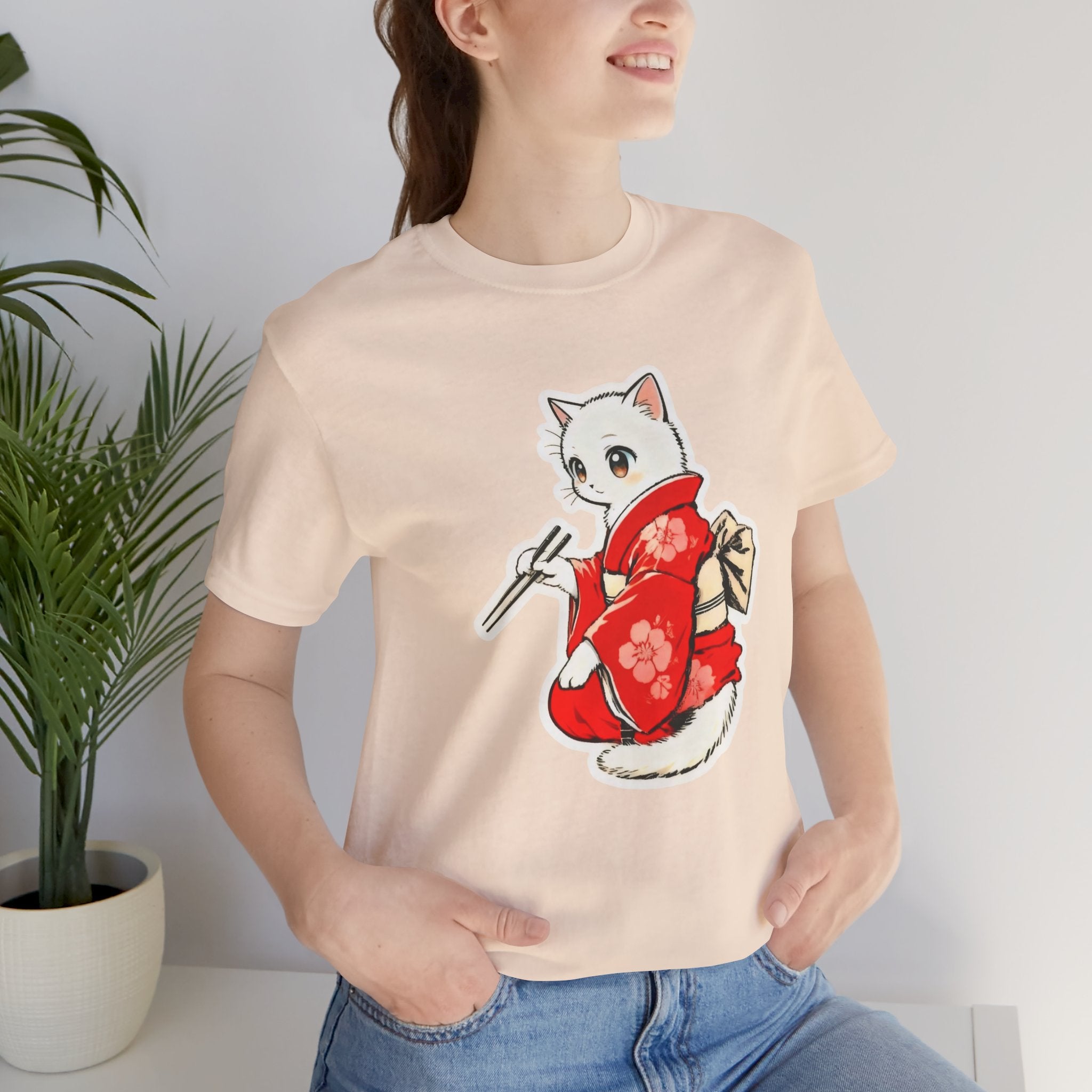 Sushi Kimono Cat Shirt - Cute Japanese Tee