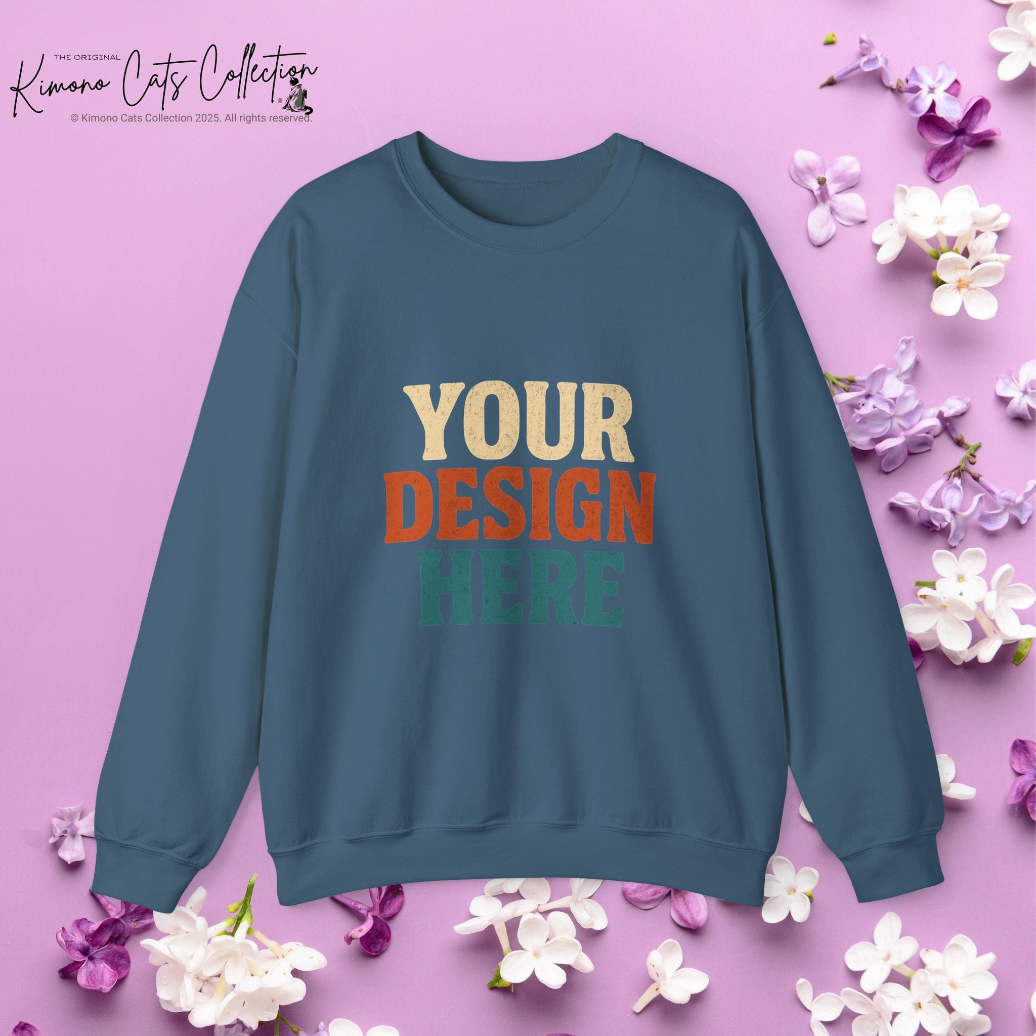 Custom Image Sweatshirt – Your Art, Photo, or Design Printed