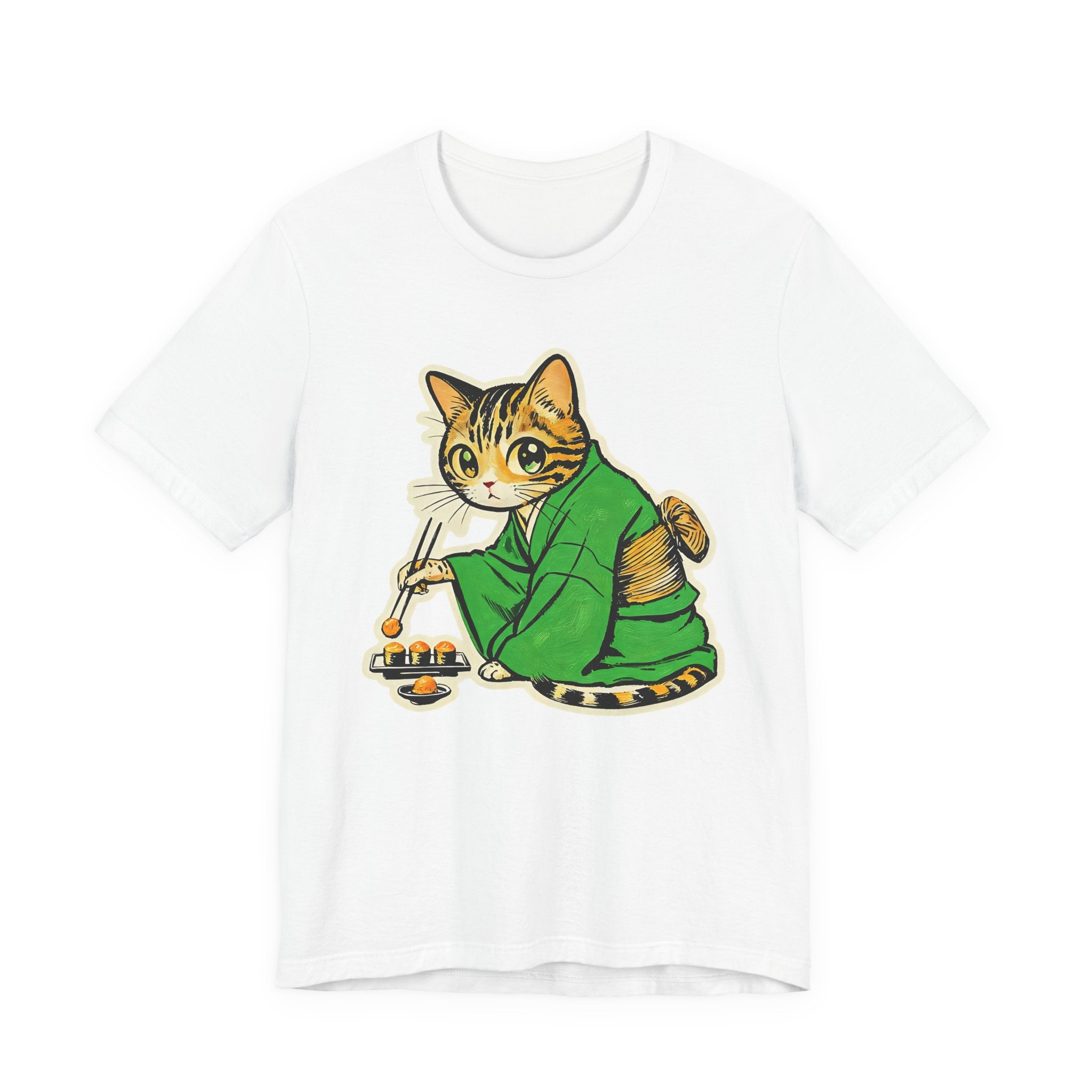 Kawaii Bengal Kimono Cat Shirt  Sushi Cat Tee