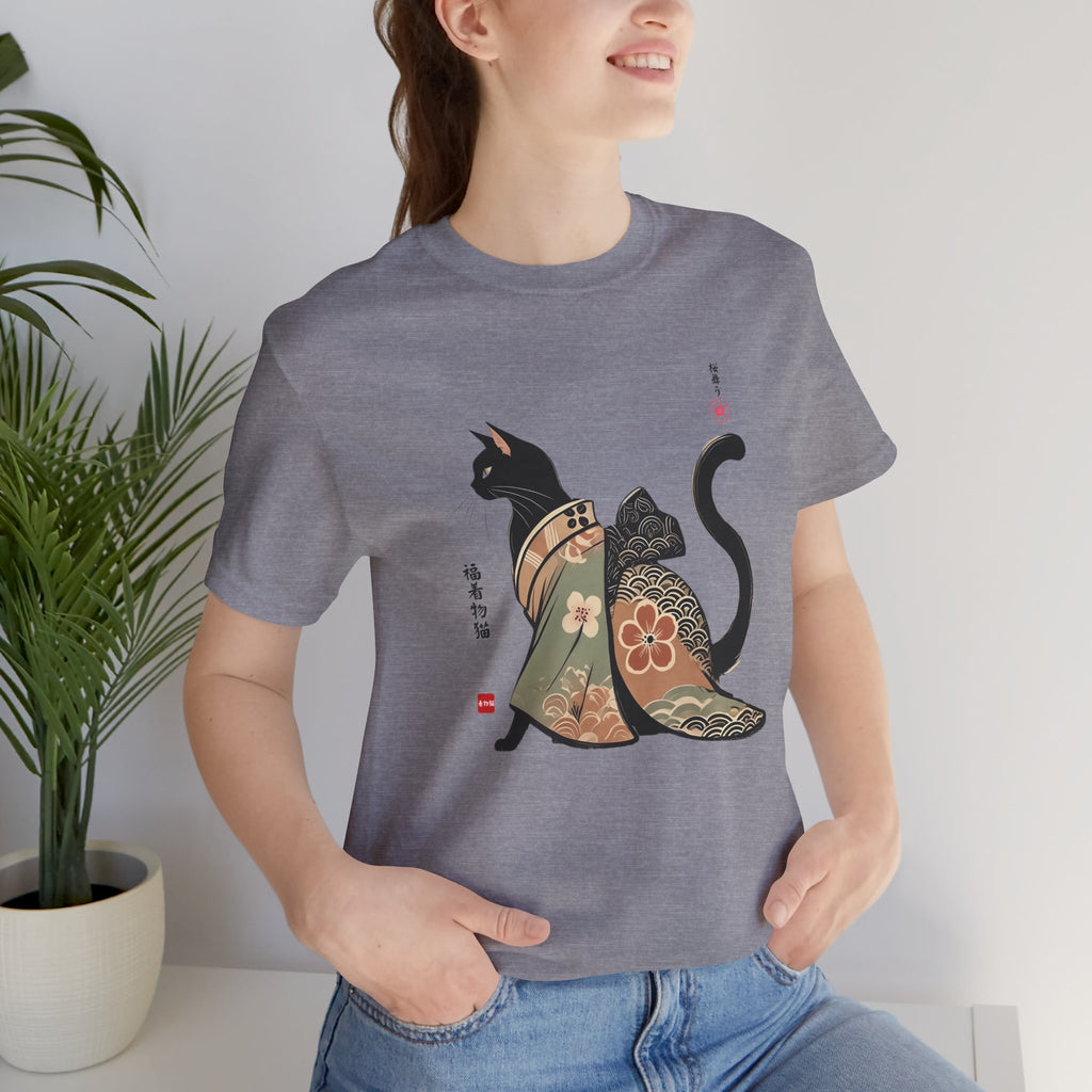 Lucky Kimono Cat Tee – Unisex