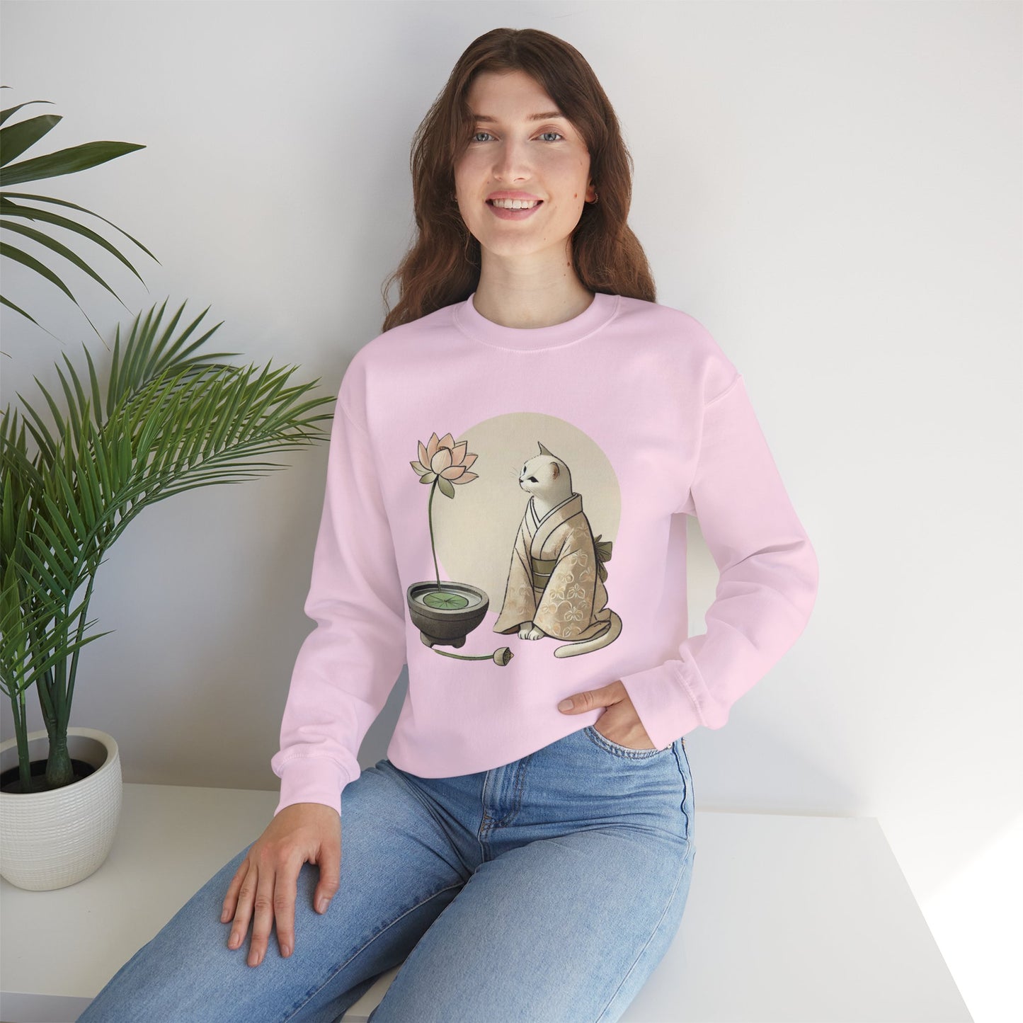 Geisha Cat Sweatshirt