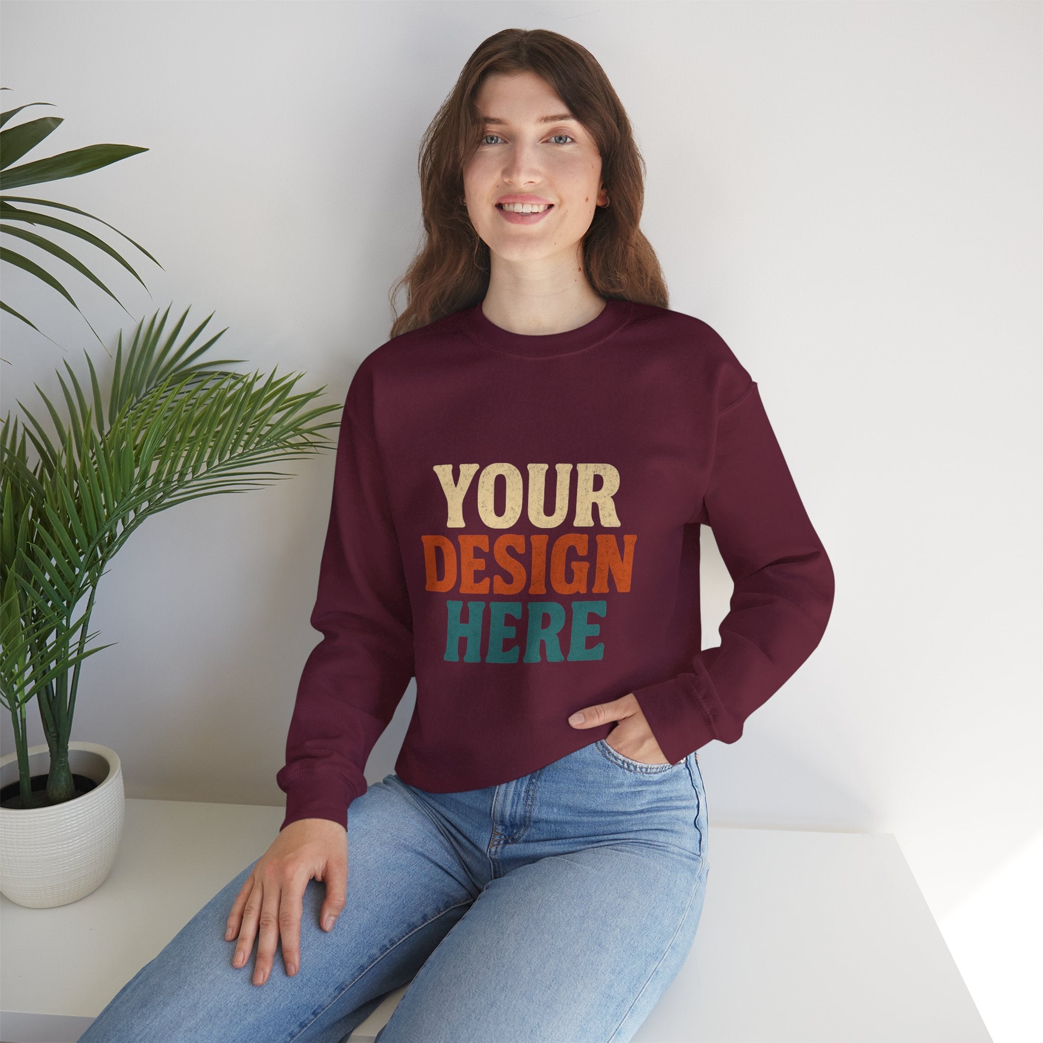 Custom Image Sweatshirt – Your Art, Photo, or Design Printed