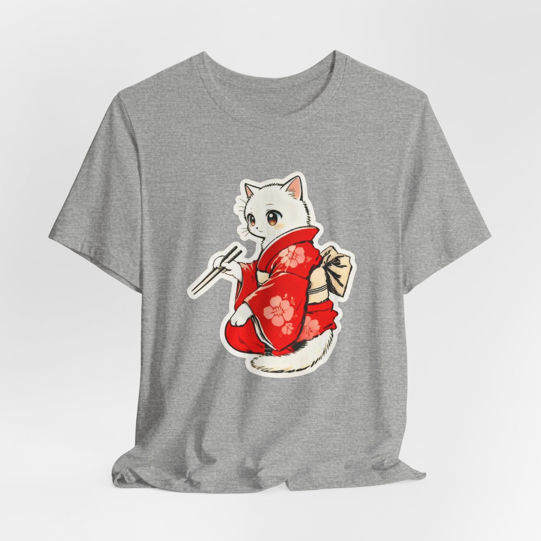 Sushi Kimono Cat Shirt - Cute Japanese Tee