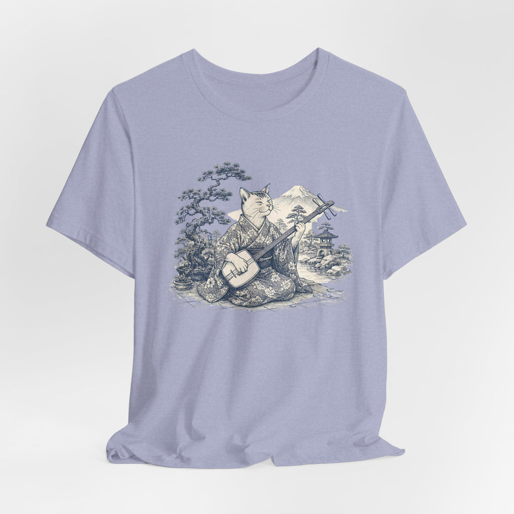 Foxy Banjo Graphic Tee — Vintage Fox Playing Banjo Nature T-Shirt