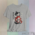 Sakura Neko Cat Tee | Kimono Cat Silhouette, Meow Nyan Japan
