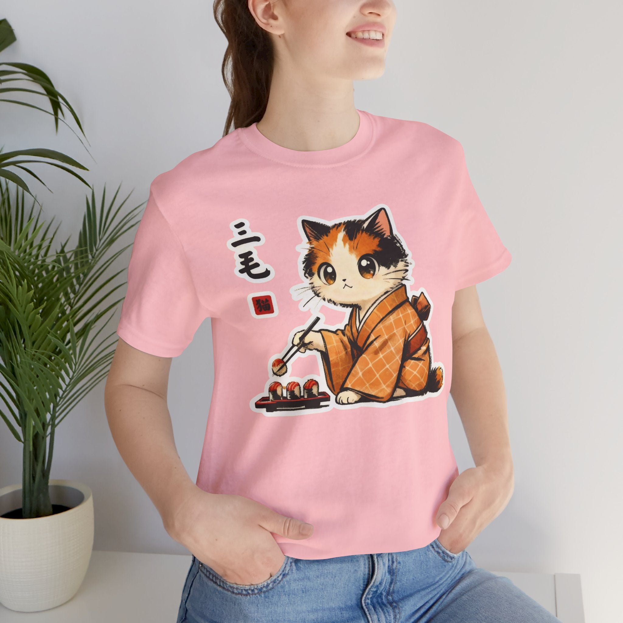Sushi Kimono Cat Shirt - Cute Japanese Cat T-Shirt