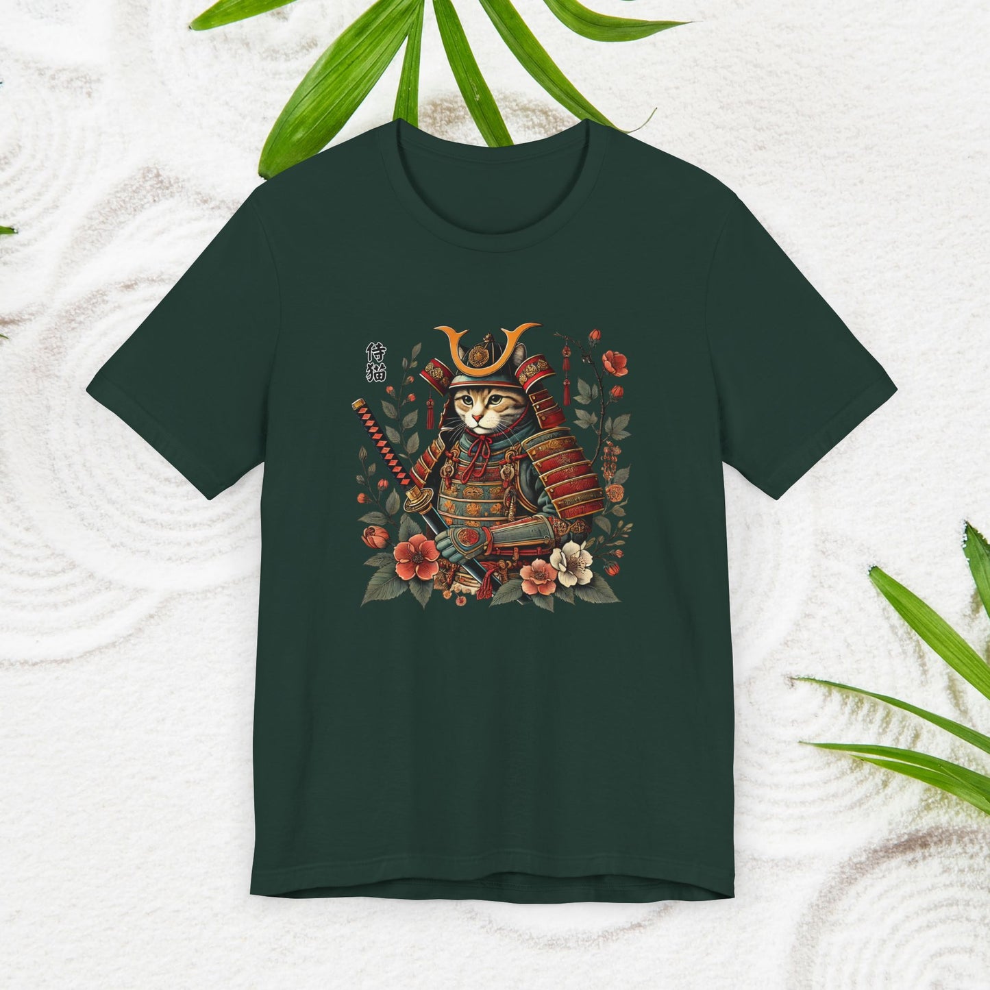 Japanese Samurai Cat - Unisex T-Shirt
