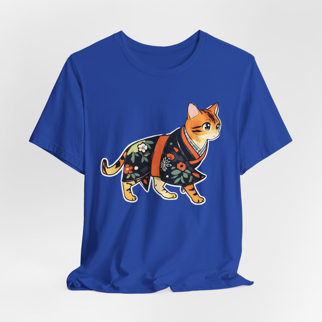 Peaceful Kimono Cat Shirt Zen Japan Tee