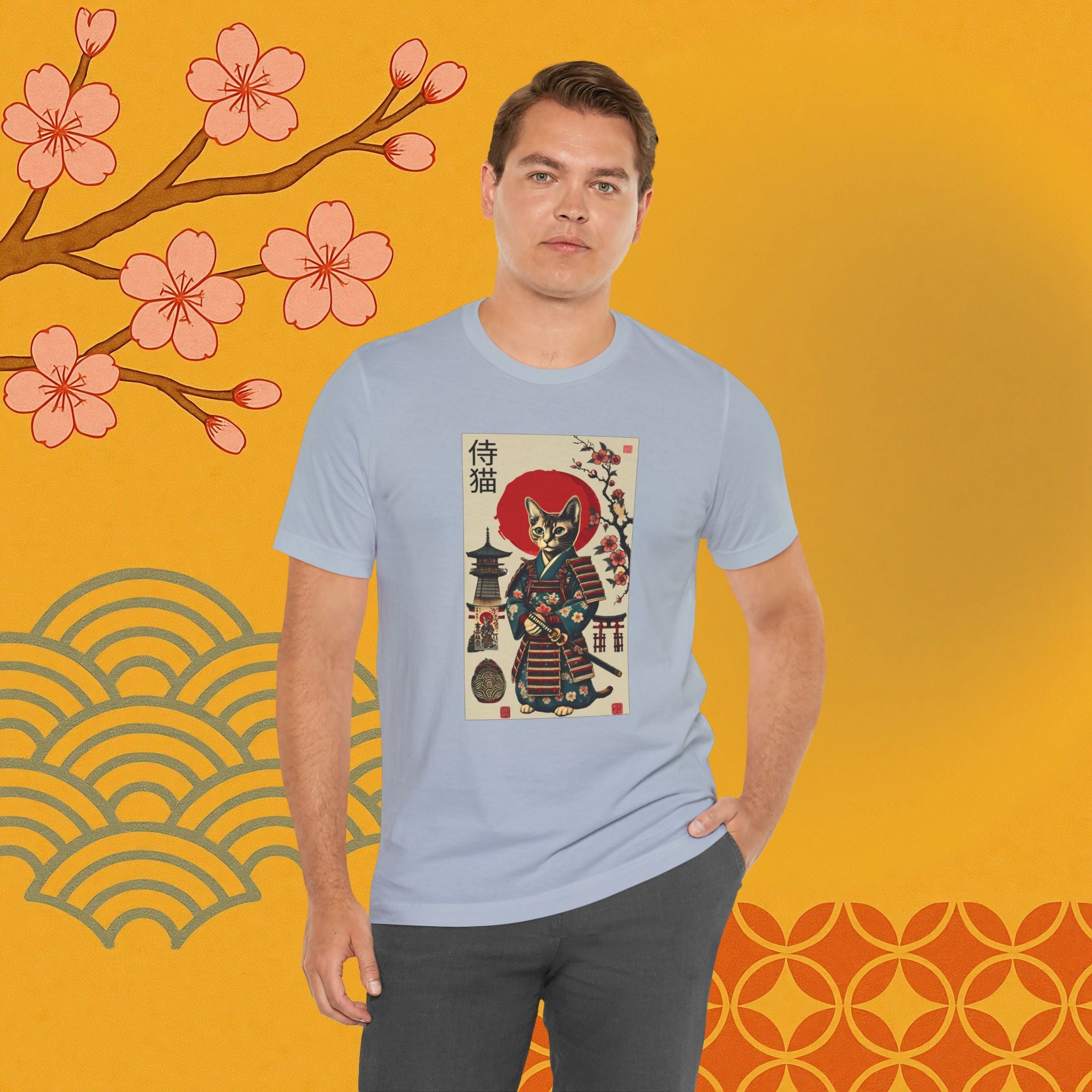 Samurai Neko Stormclaw – Unisex T-Shirt