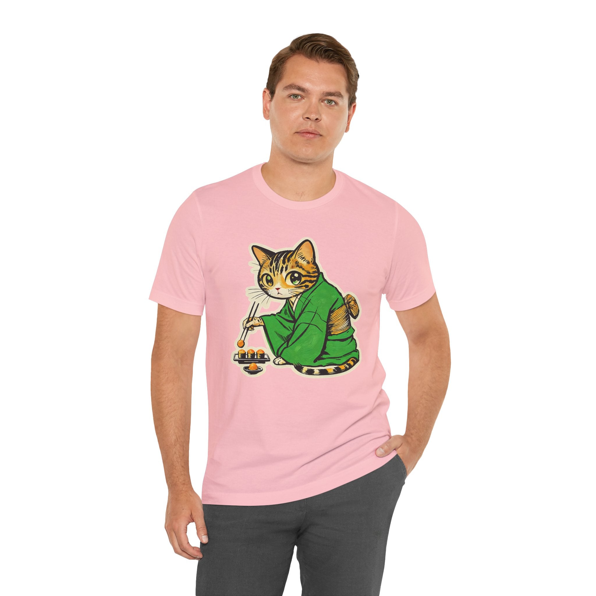 Kawaii Bengal Kimono Cat Shirt  Sushi Cat Tee