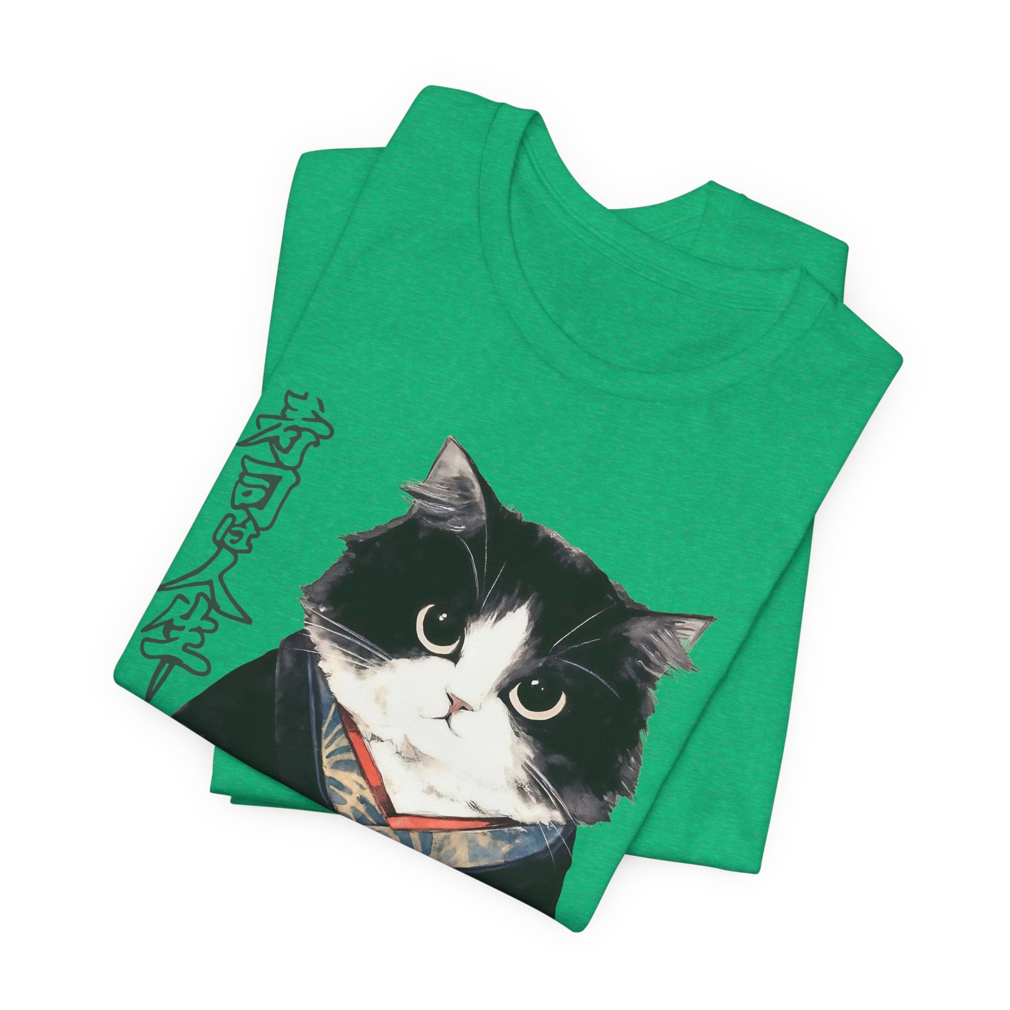 Japanese Neko Cat Tee | Cat in Kimono Shirt