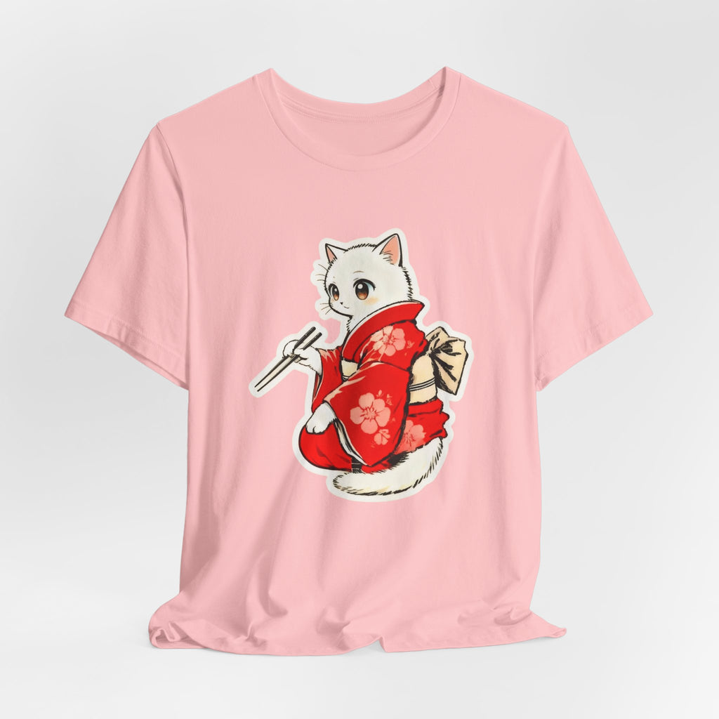 Sushi Kimono Cat Shirt - Cute Japanese Tee