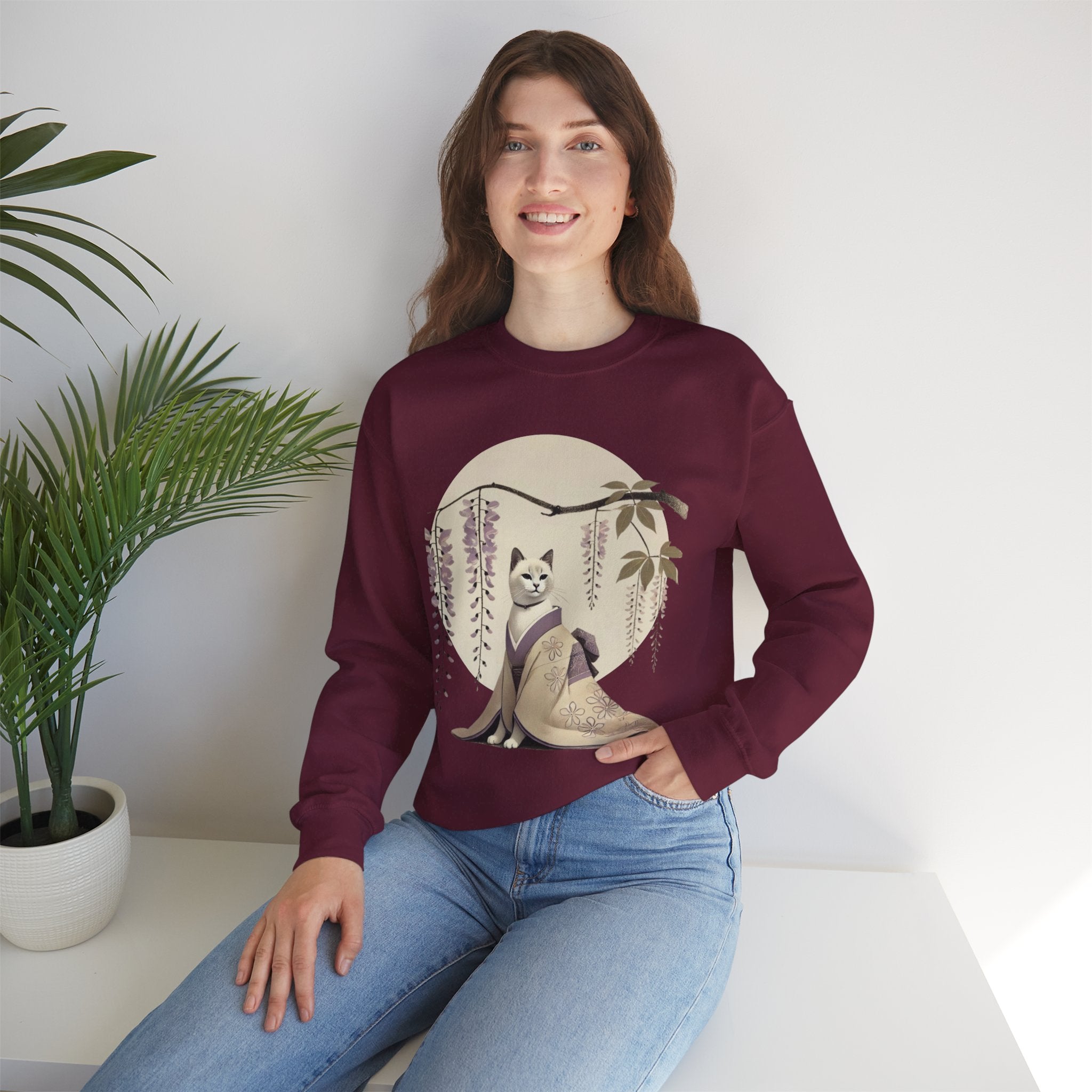 Geisha Cat Sweatshirt