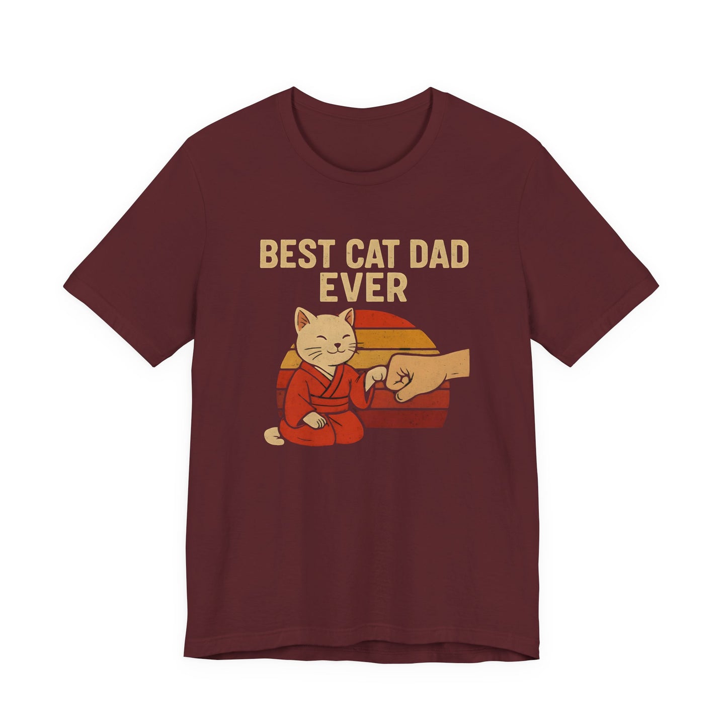 Best Cat Dad Ever Tee, Funny Cat Lover Shirt, Gift for Cat Dads, Unisex Jersey Tee, Cute Animal Apparel