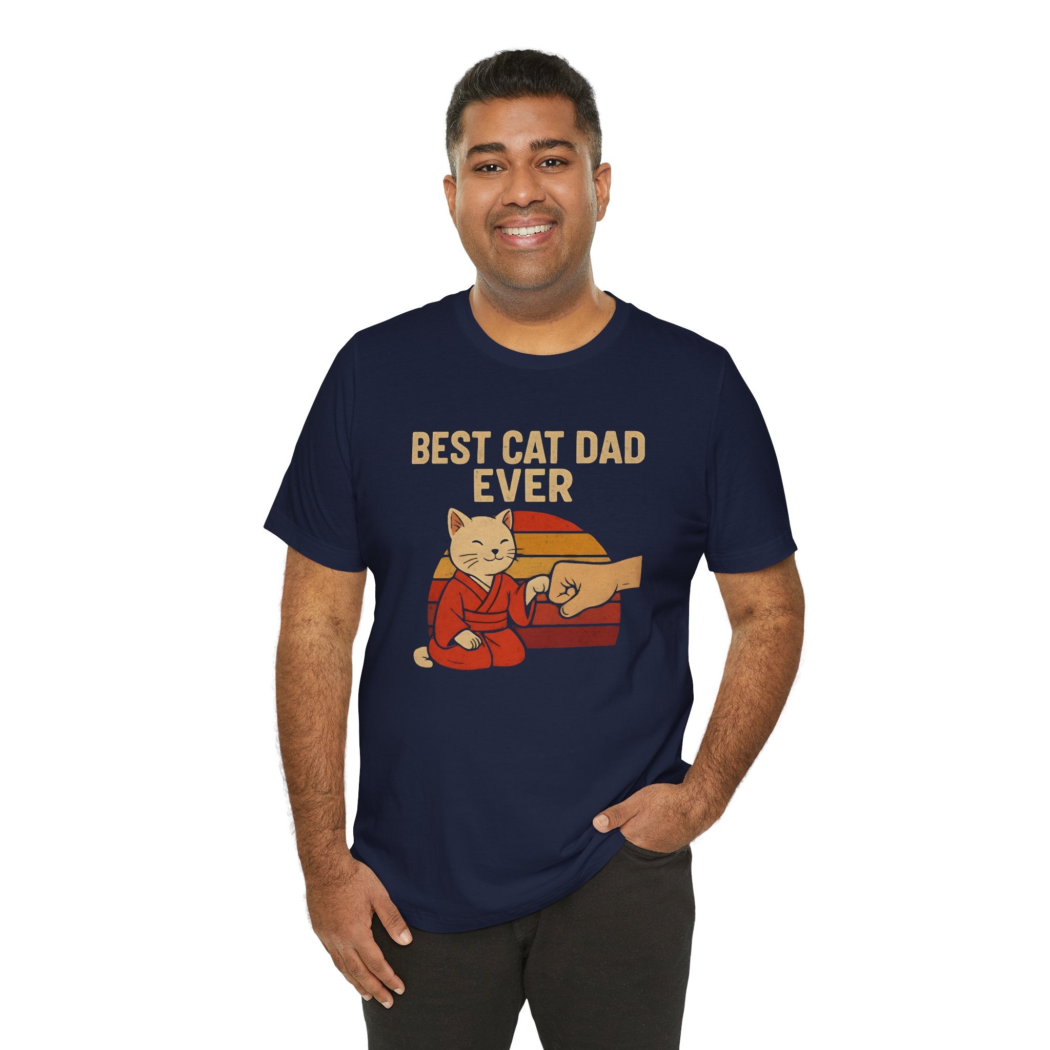 Best Cat Dad Ever Tee – Unisex