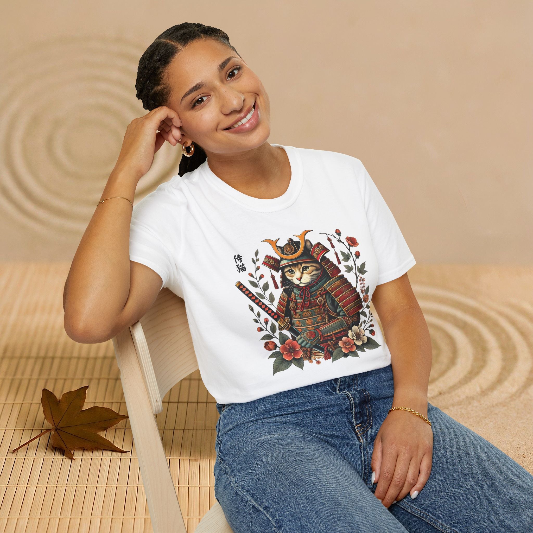 Samurai Cat T-Shirt, Unisex