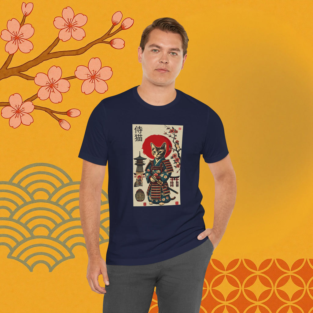 Samurai Neko Stormclaw – Unisex T-Shirt
