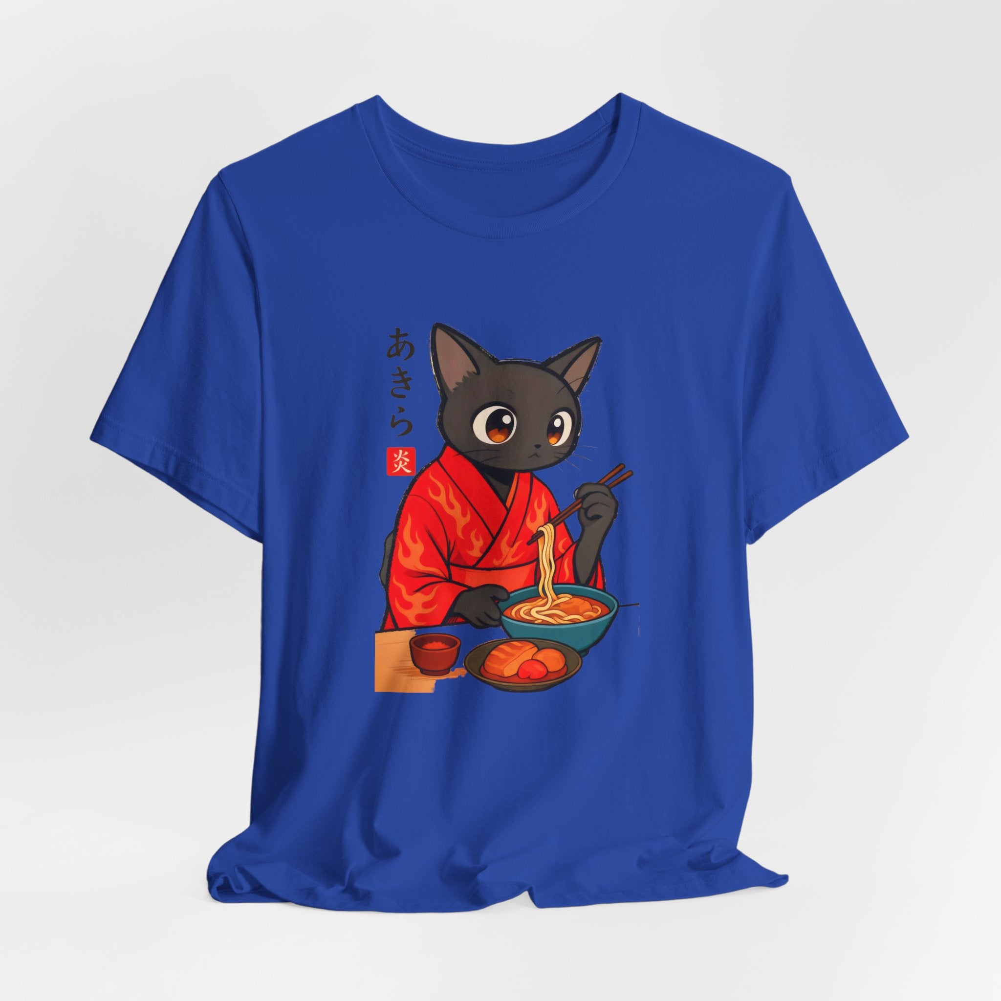 Spicy Ramen Black Cat Shirt - Japanese Noodle Cat Tee