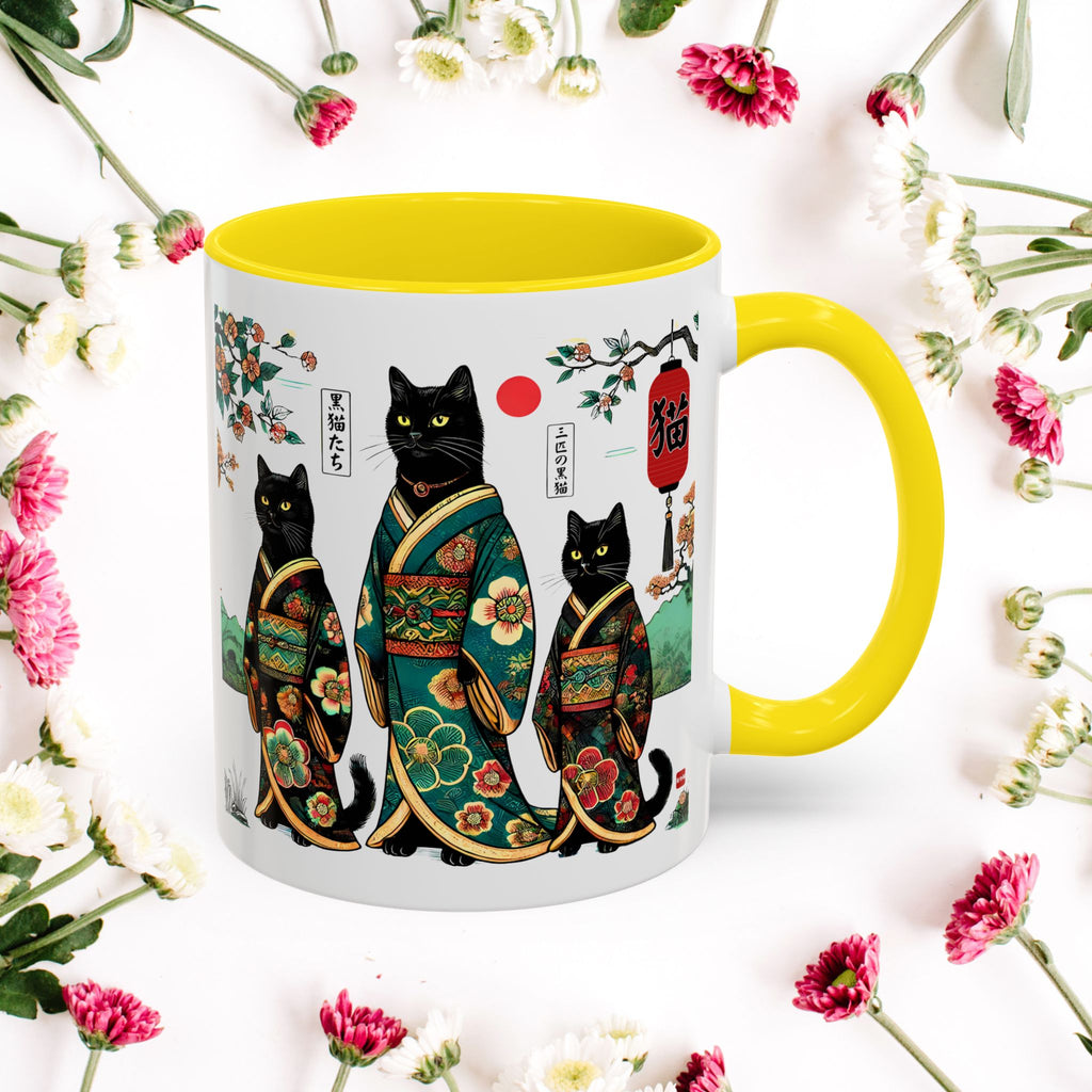 Black Cats Mug, 11-15oz