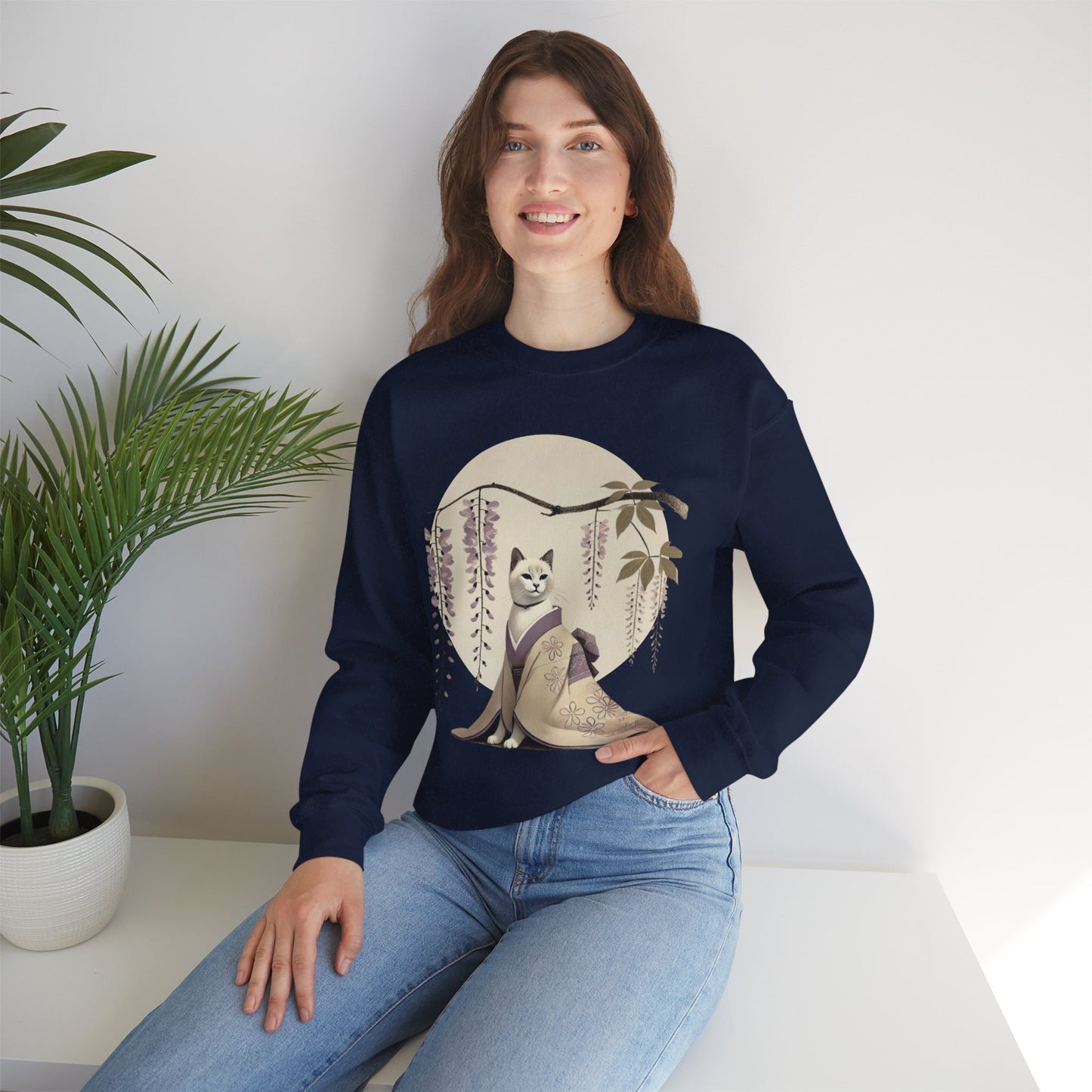 Geisha Cat Sweatshirt