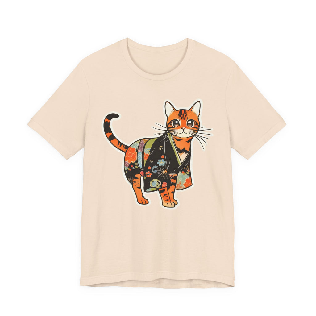 Kawaii Kimono Cat Shirt Japan Gift Tee