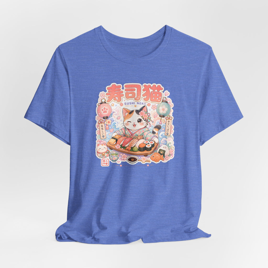 Sushi Cat T-Shirt — Cute Japanese Kawaii Sushi Graphic Tee