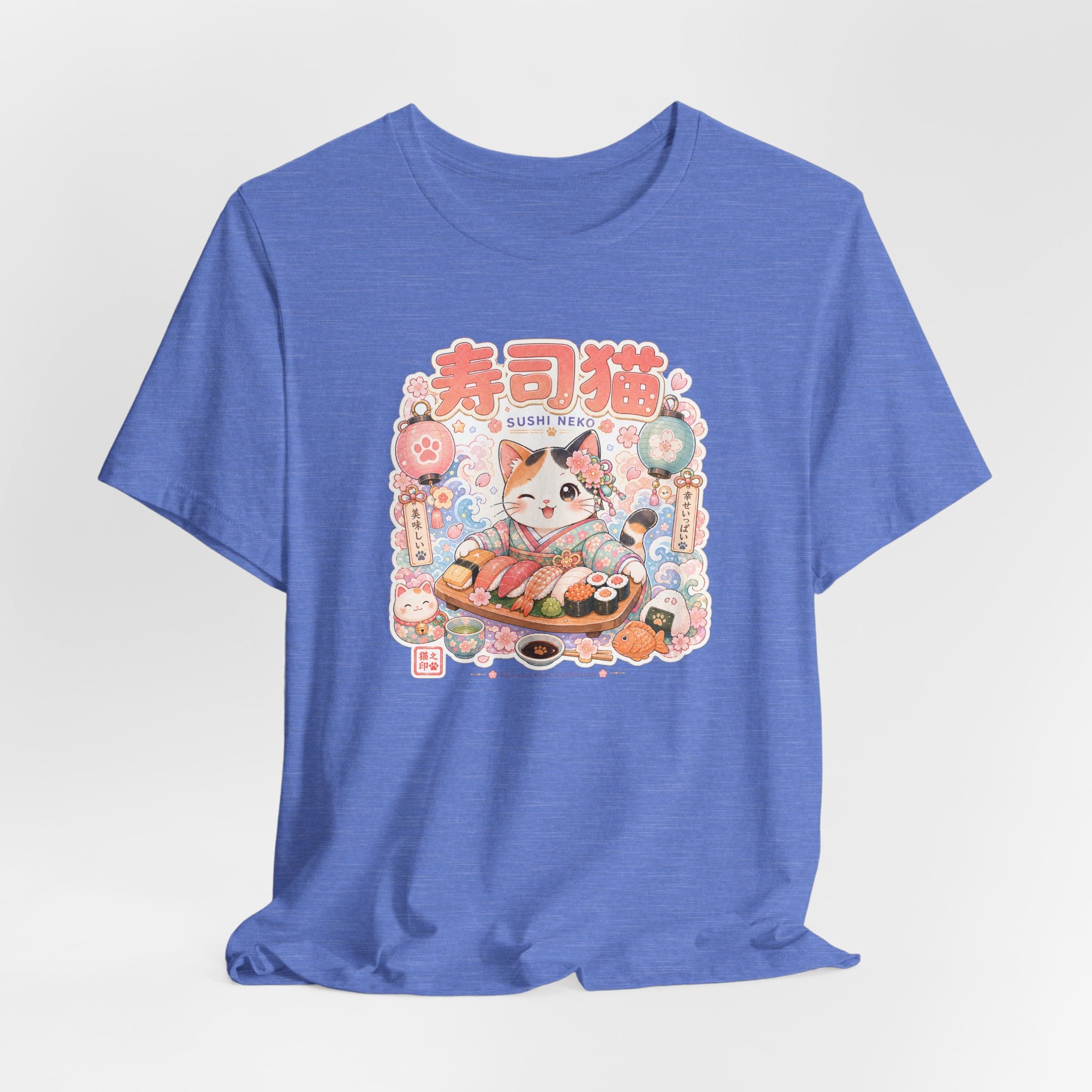 Sushi Cat T-Shirt — Cute Japanese Kawaii Sushi Graphic Tee