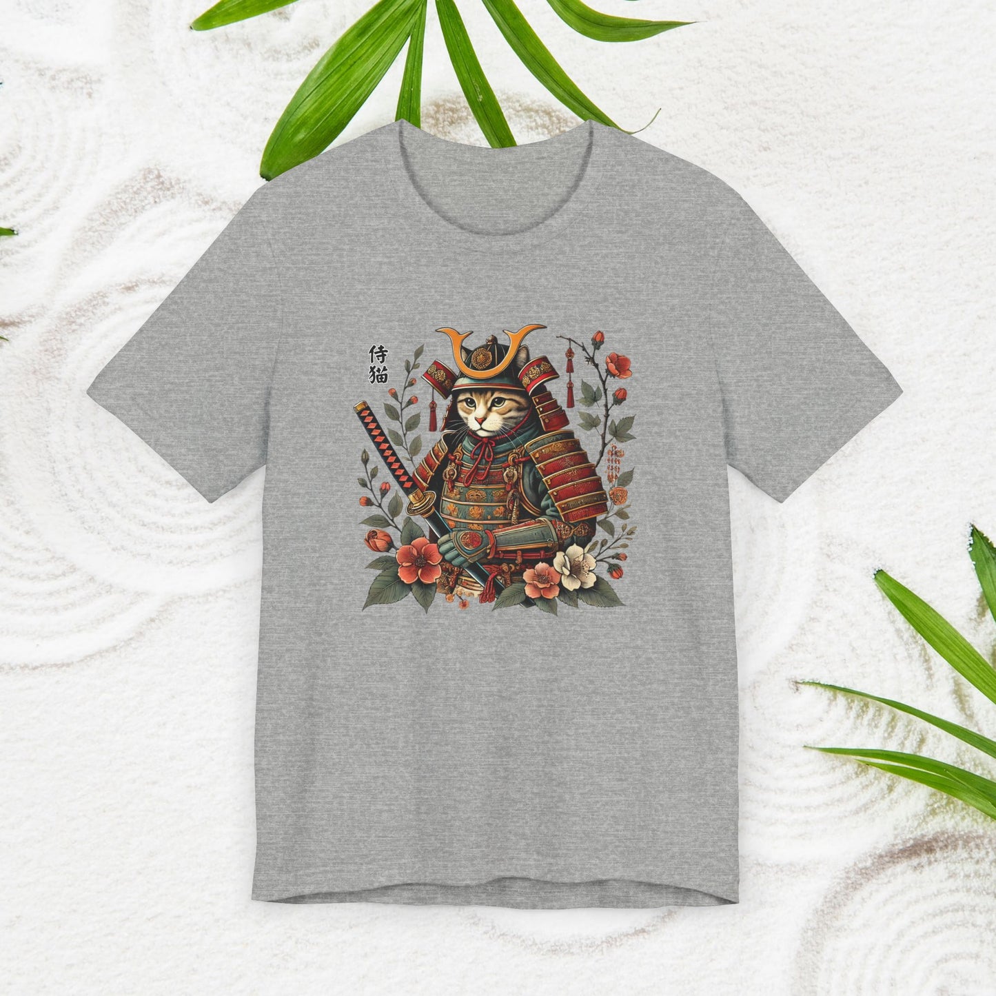 Japanese Samurai Cat - Unisex T-Shirt