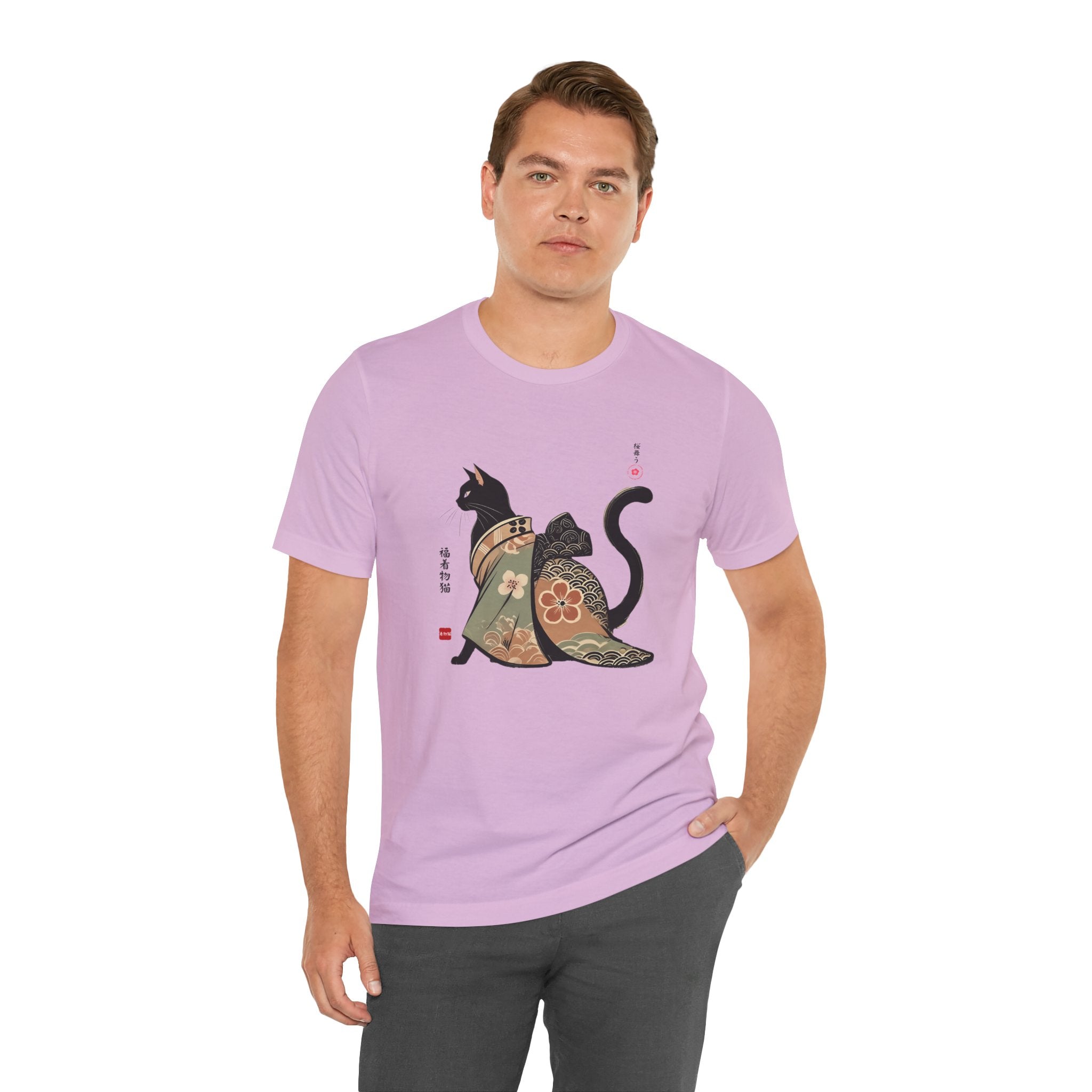 Lucky Kimono Cat Tee – Unisex