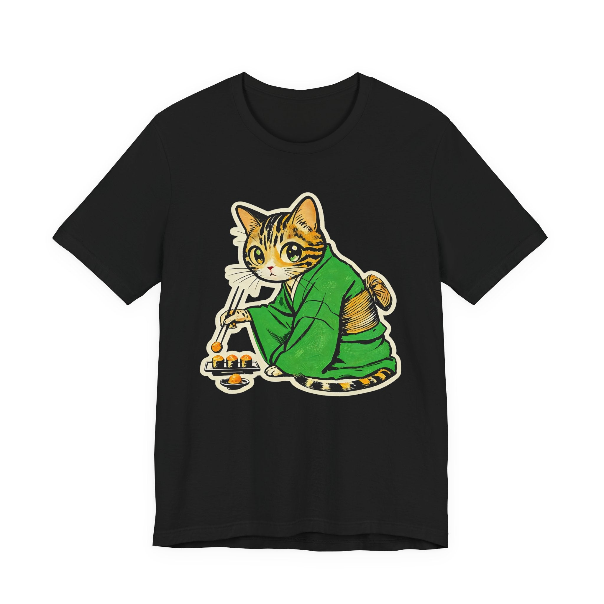 Kawaii Bengal Kimono Cat Shirt  Sushi Cat Tee