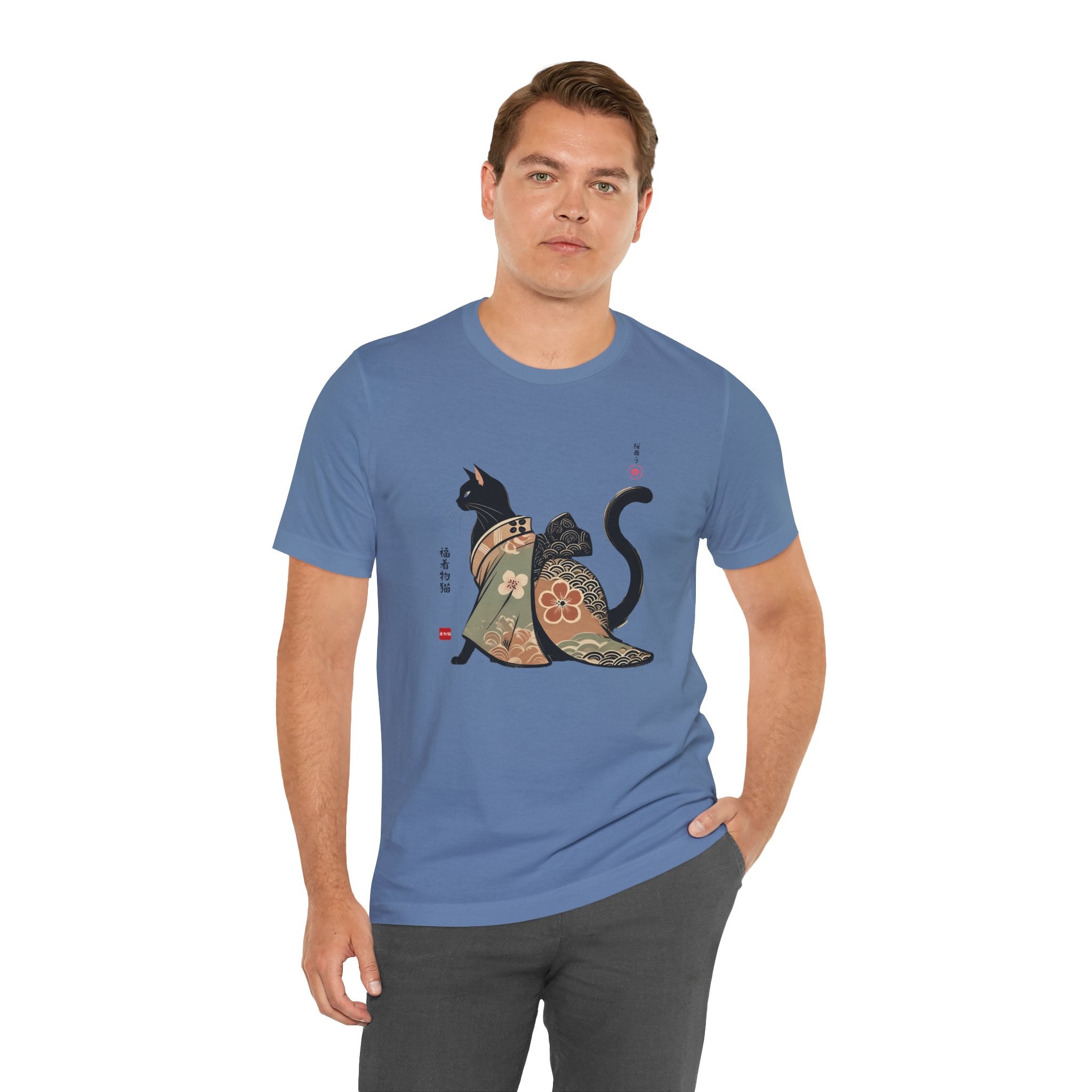 Lucky Kimono Cat Tee – Unisex